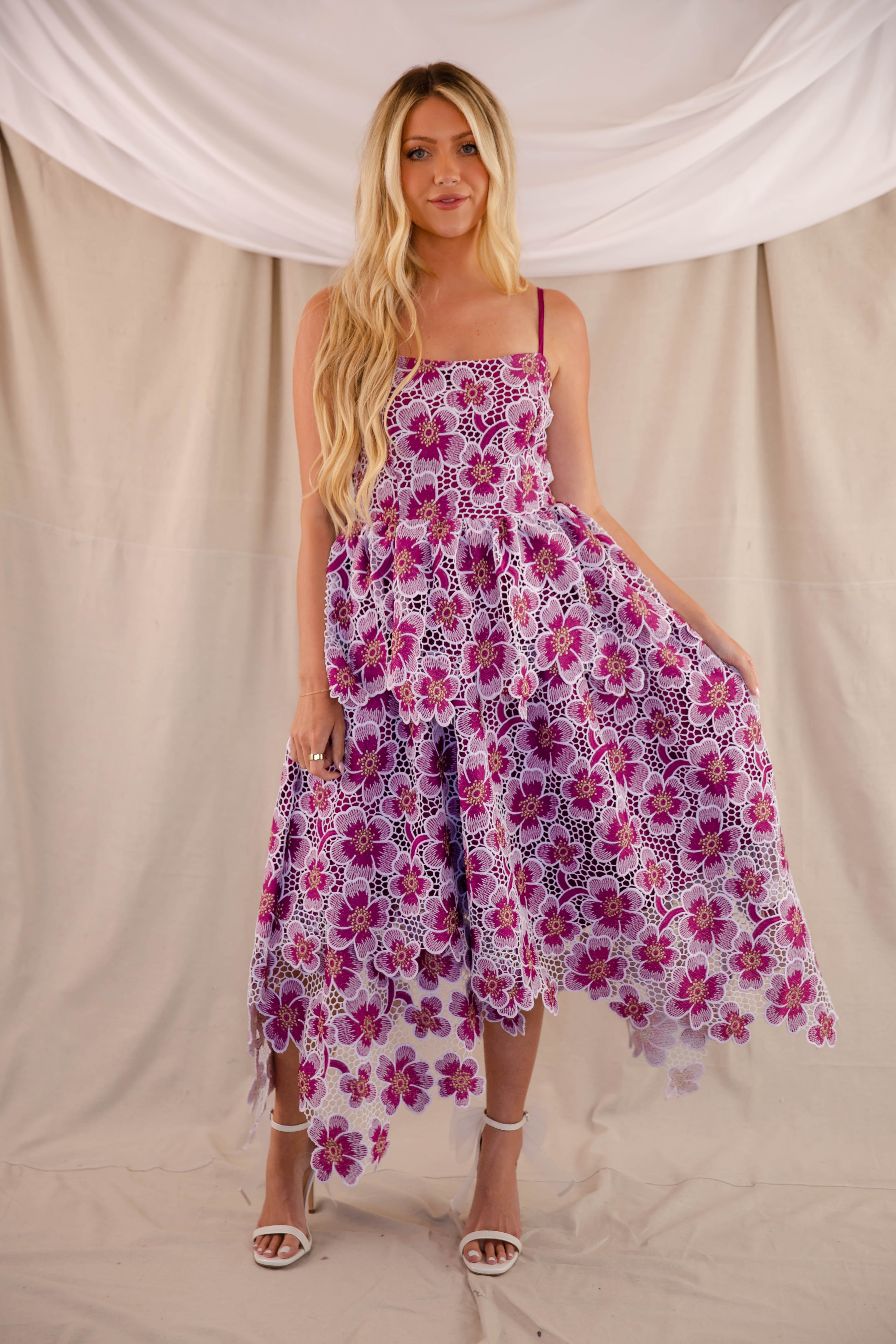 A Part Of The Crowd Midi Dress