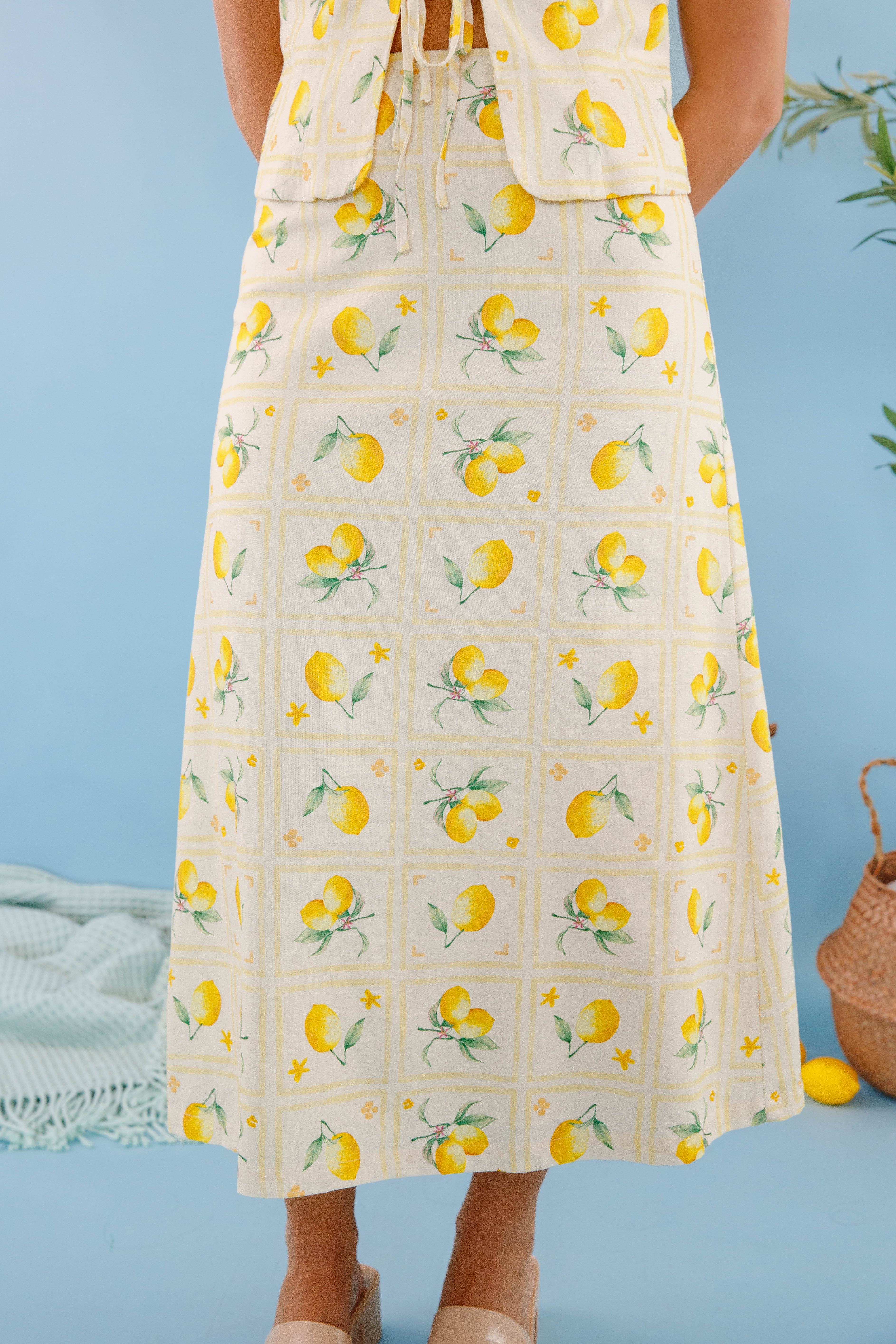 Feeling Alive Midi Skirt
