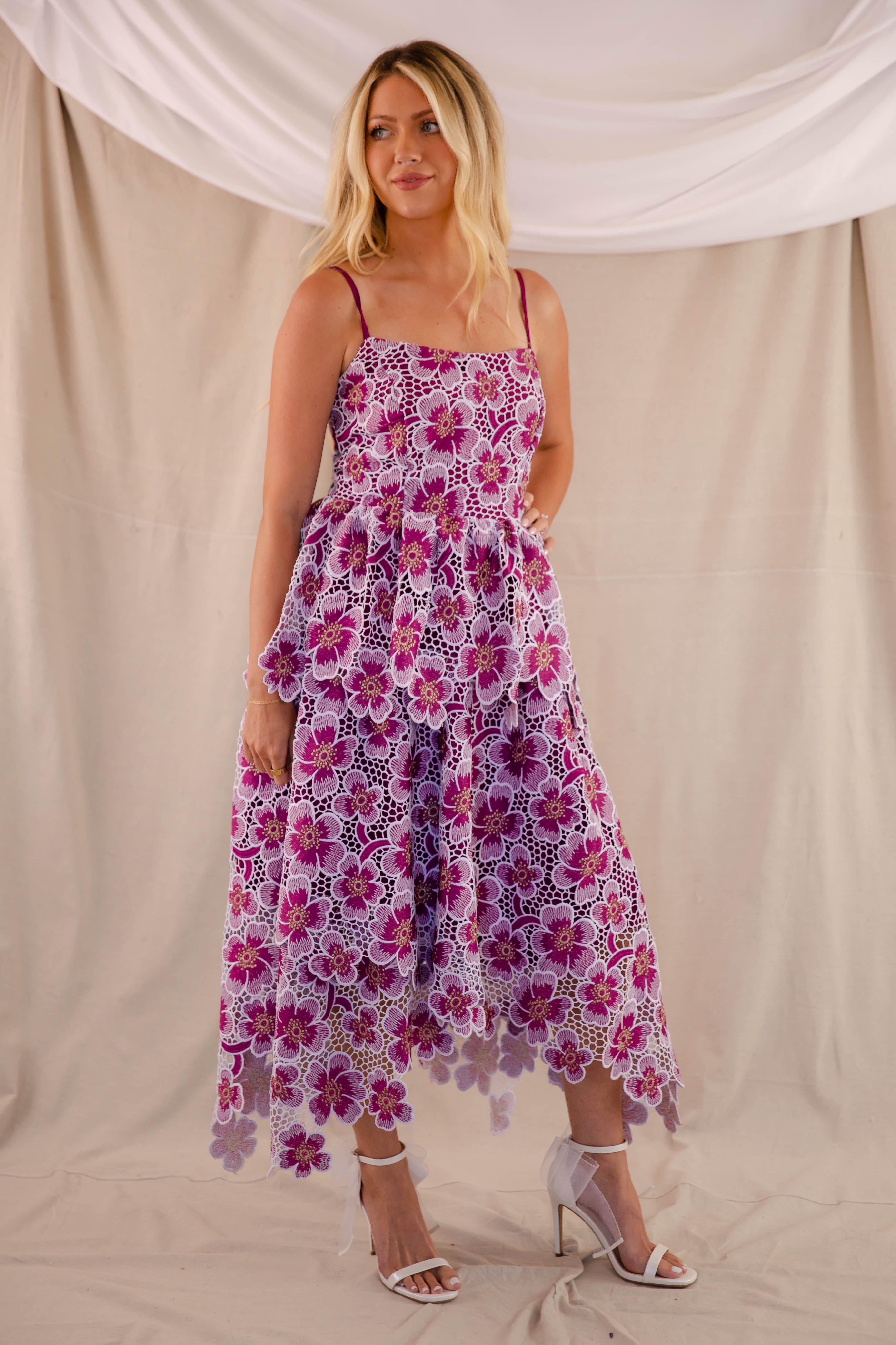 A Part Of The Crowd Midi Dress