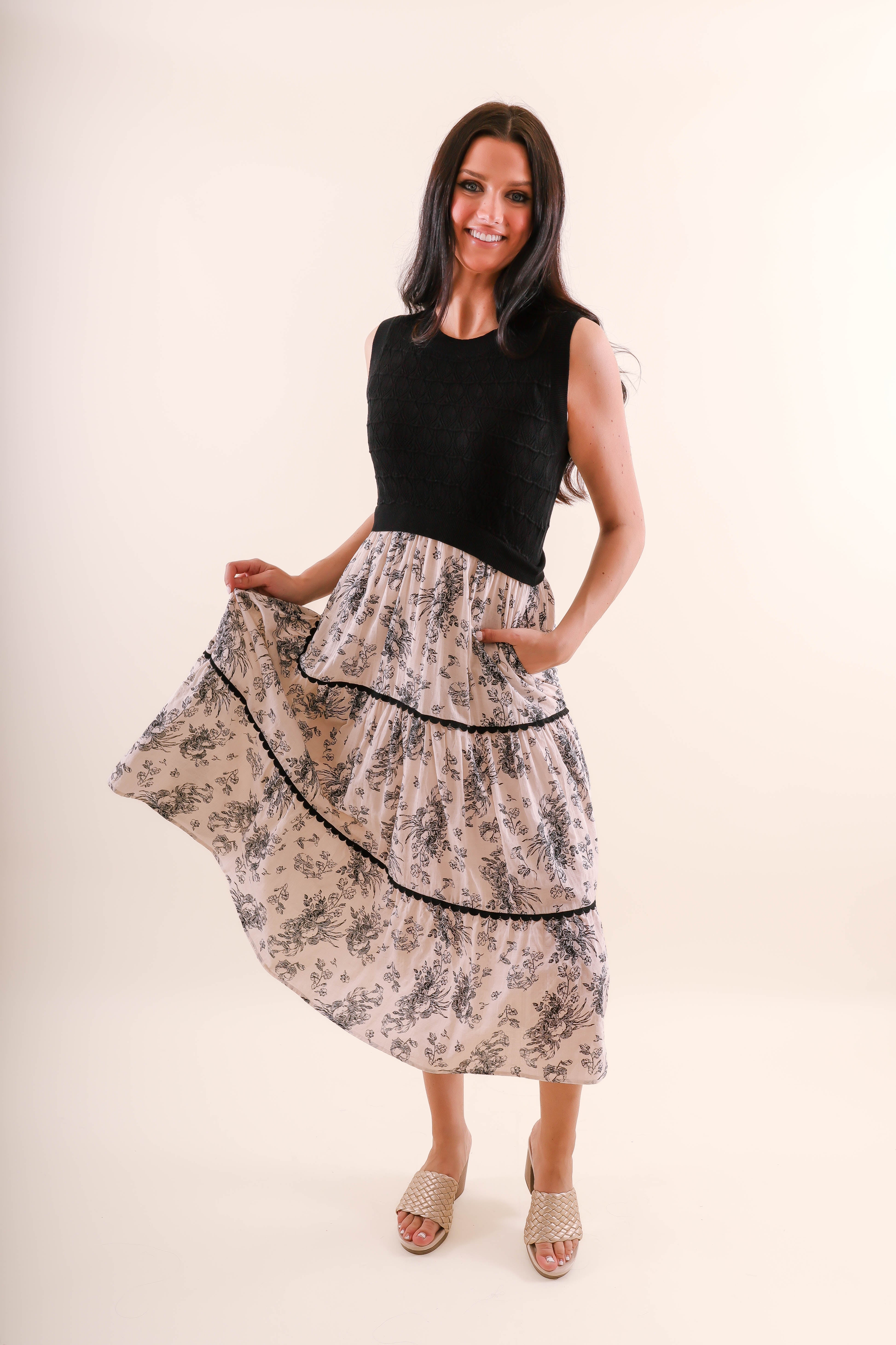 RESTOCK: Traditional Values Midi Dress