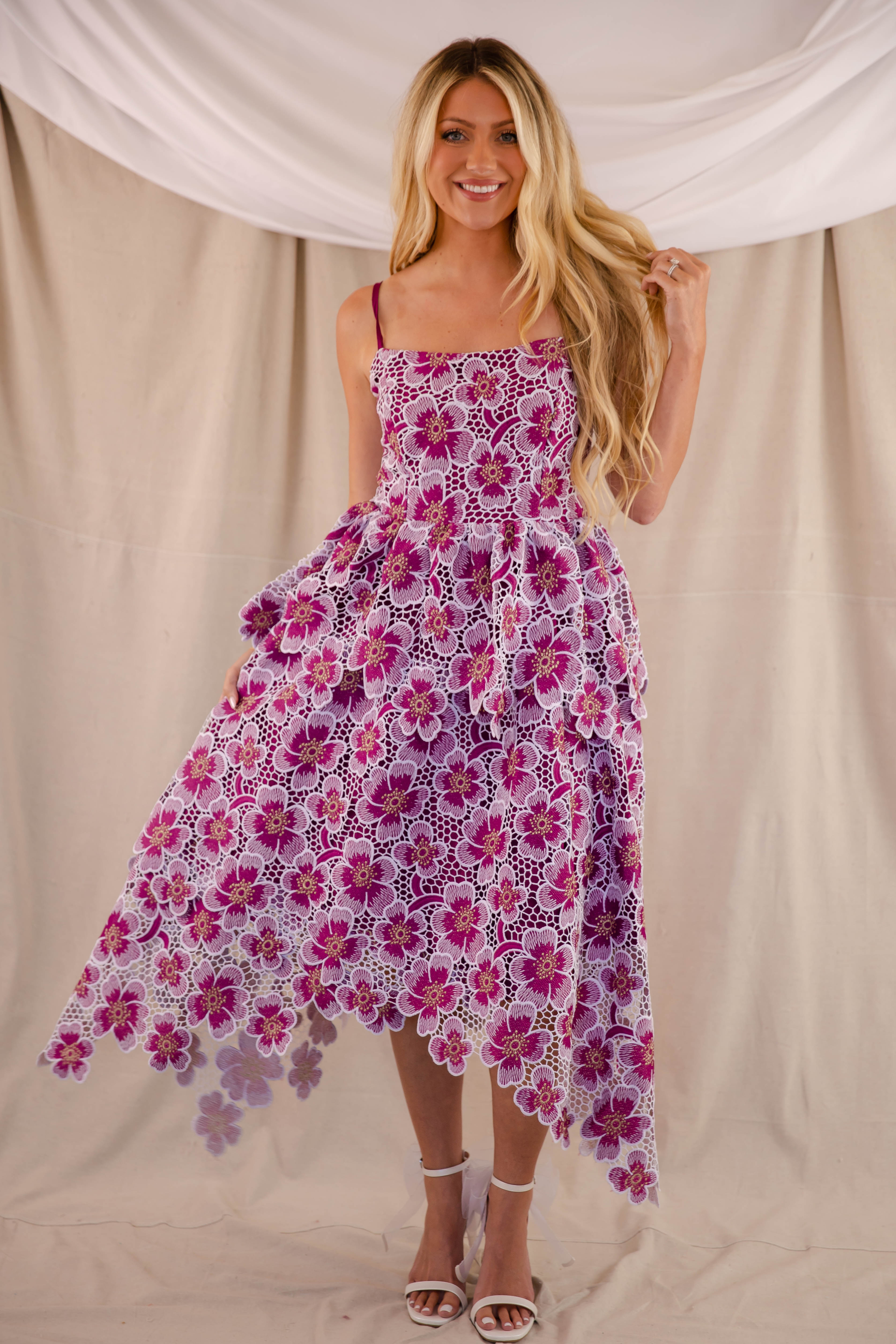 A Part Of The Crowd Midi Dress