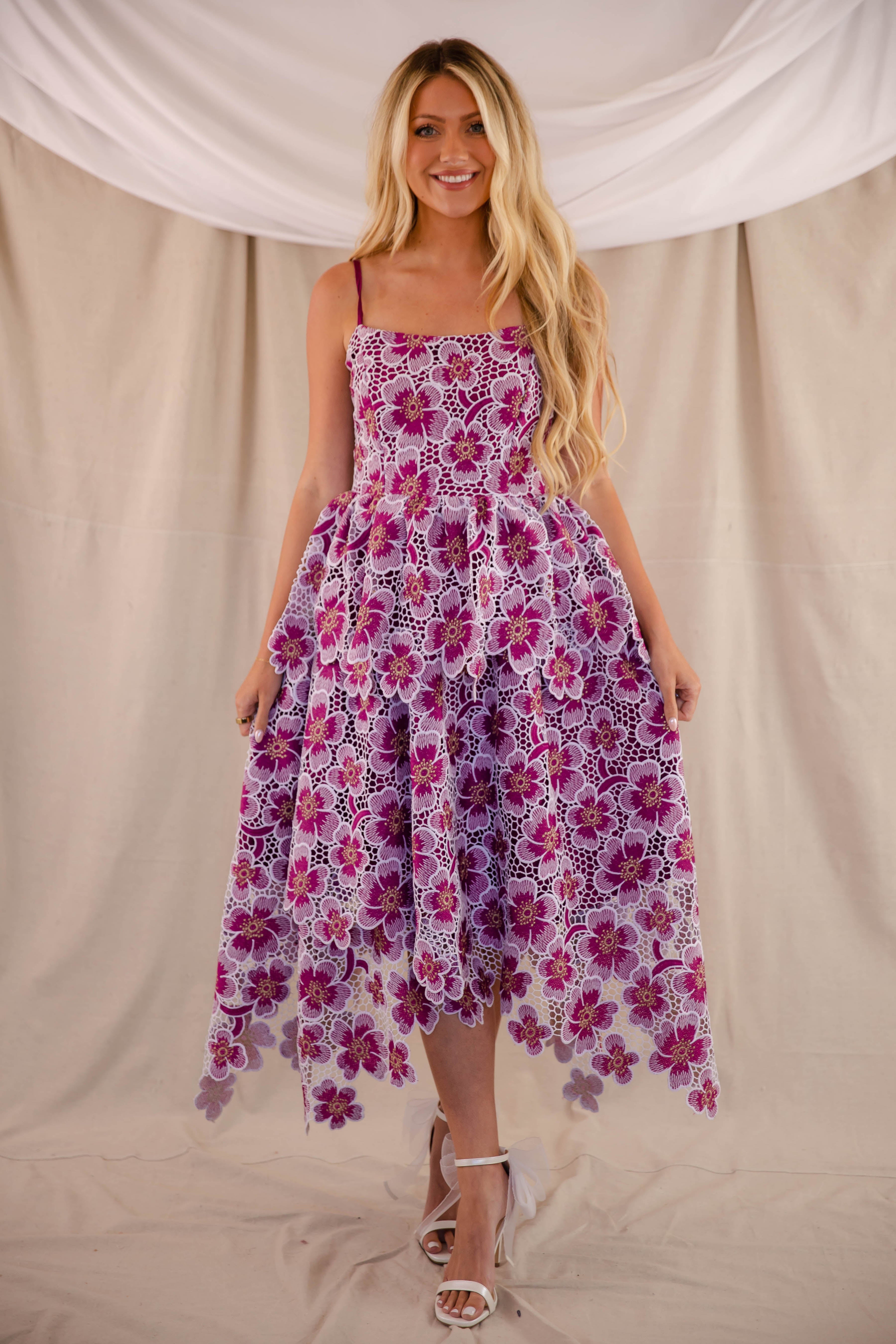 A Part Of The Crowd Midi Dress