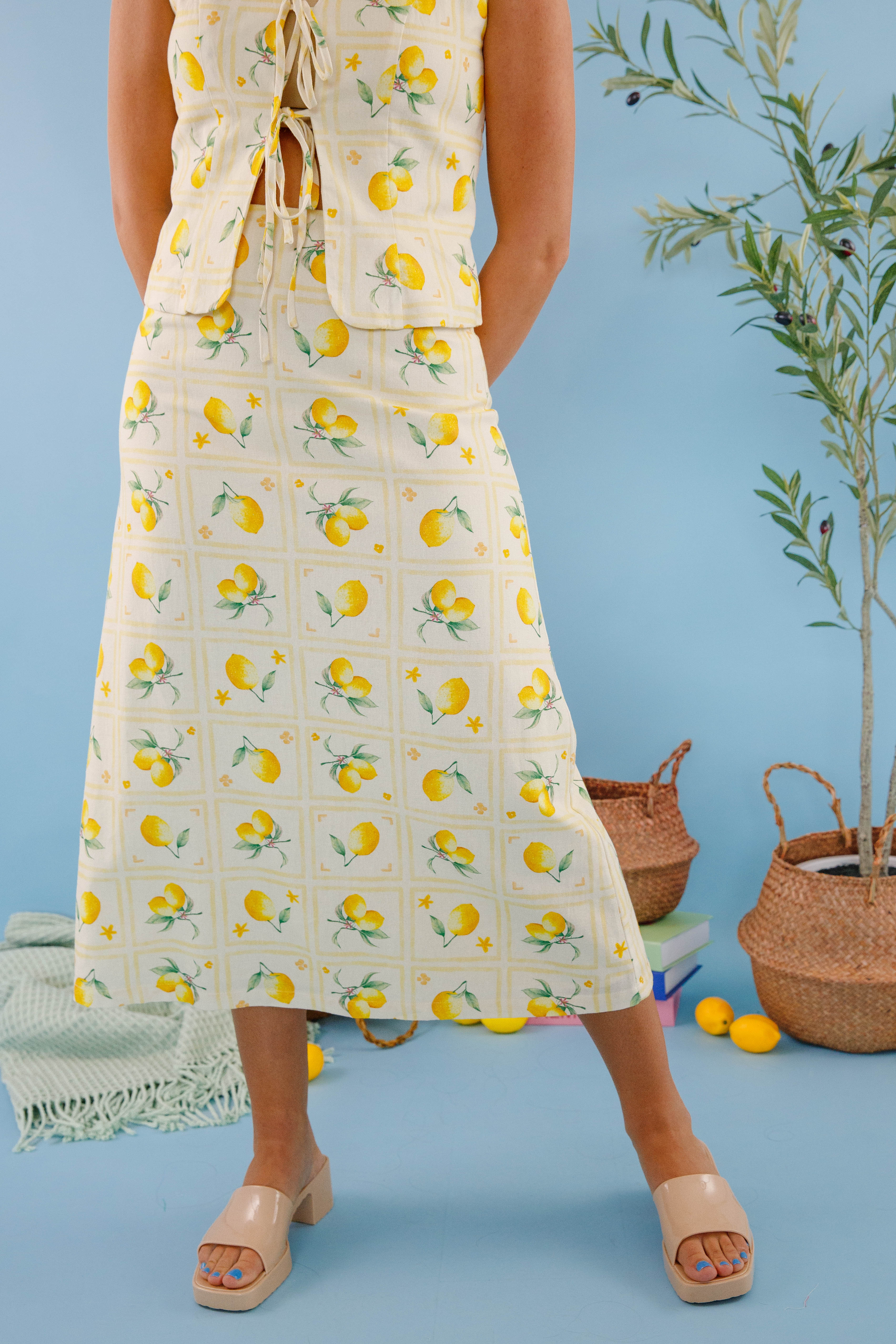Feeling Alive Midi Skirt