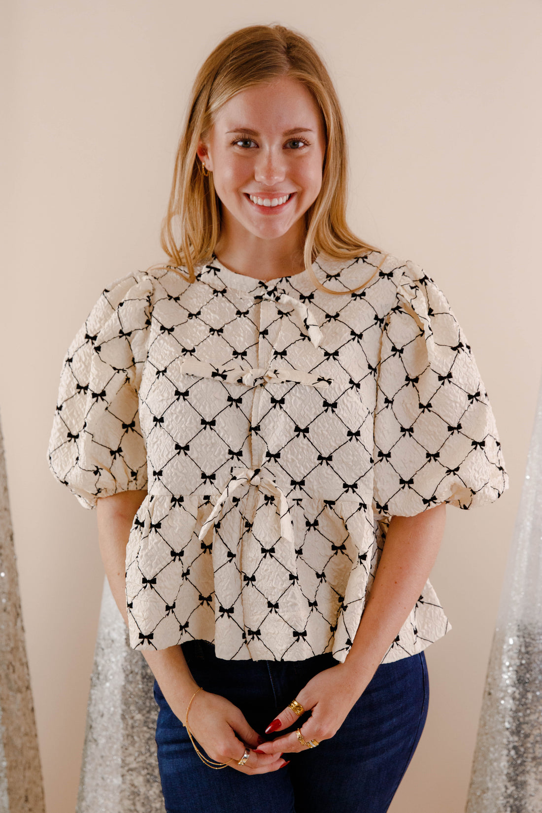 FINAL SALE: Bow Down Blouse