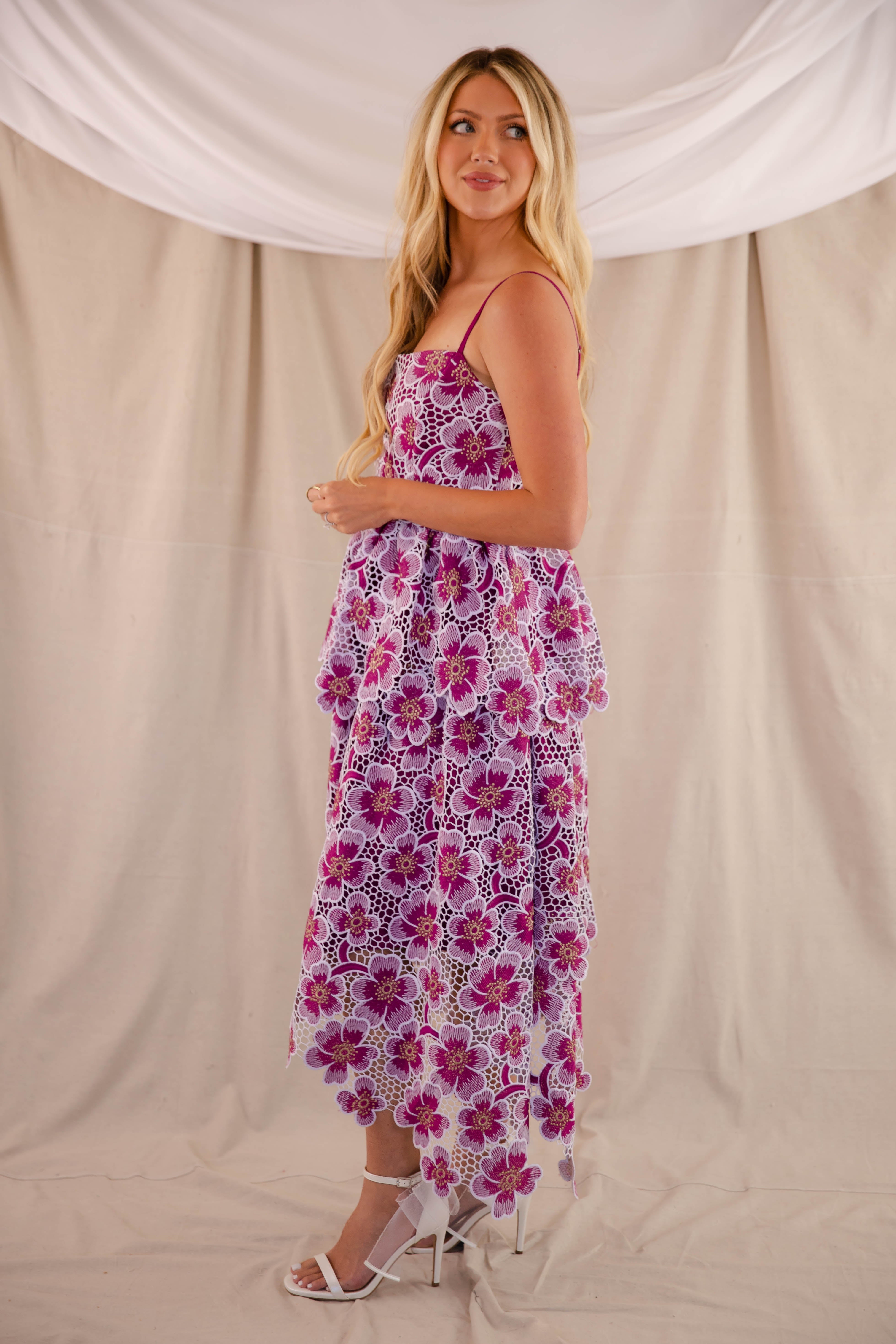 A Part Of The Crowd Midi Dress