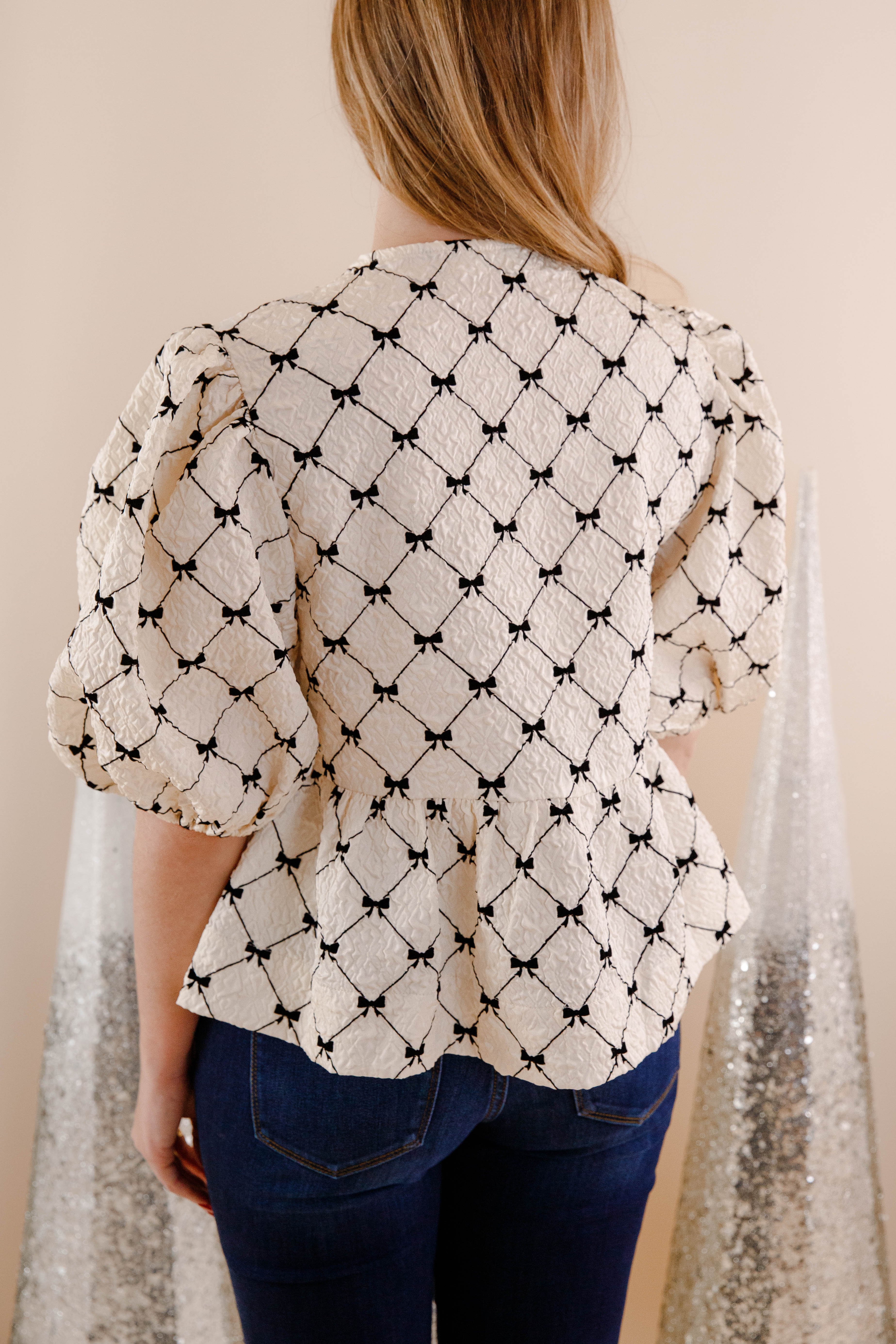 FINAL SALE: Bow Down Blouse