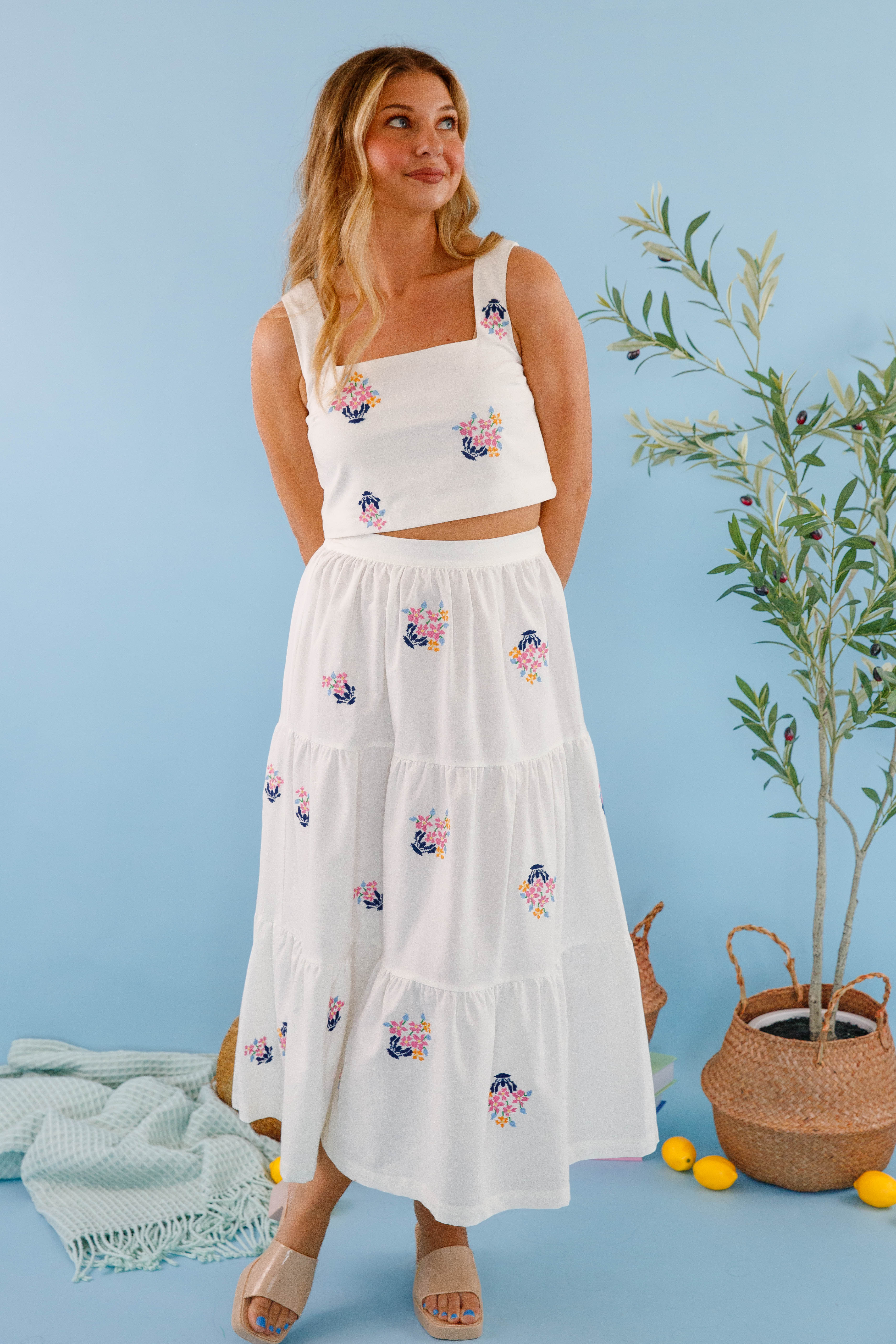 All My Problems Solved Crop Top