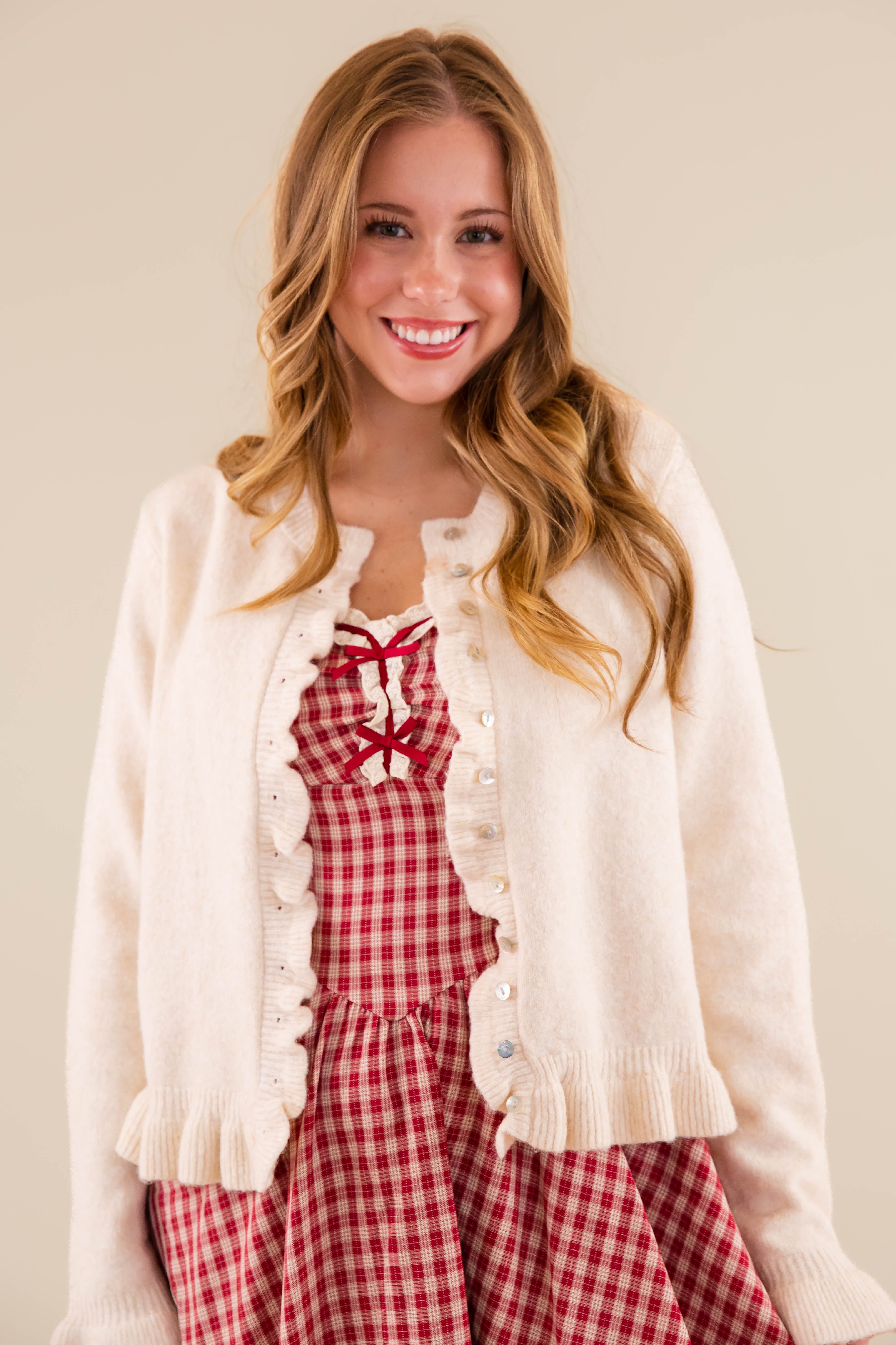 The Sweeter Side Cardigan-Ivory