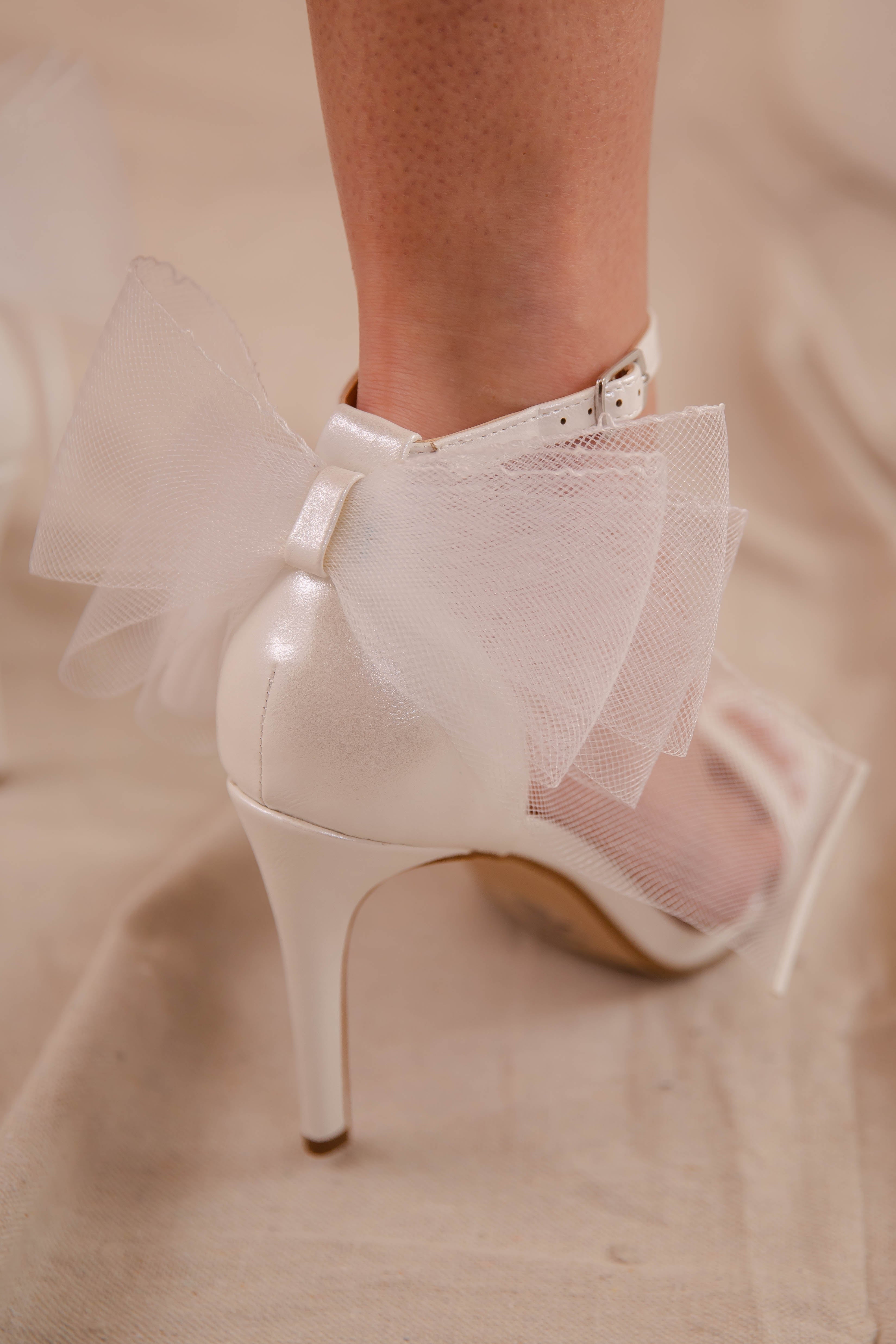 Colette Tulle Bow Heels