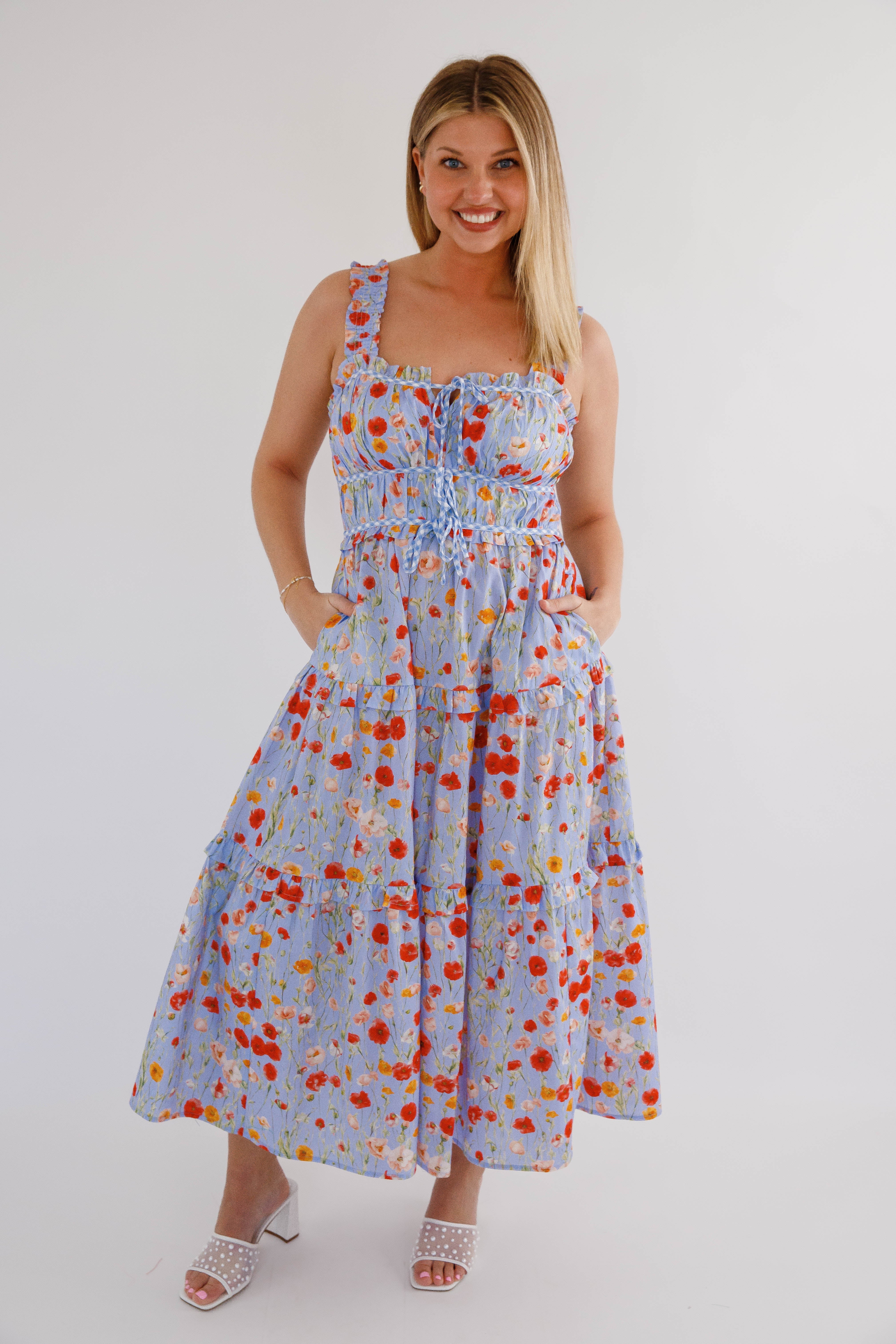 A Spring Invitation Midi Dress
