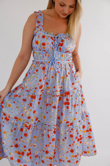A Spring Invitation Midi Dress