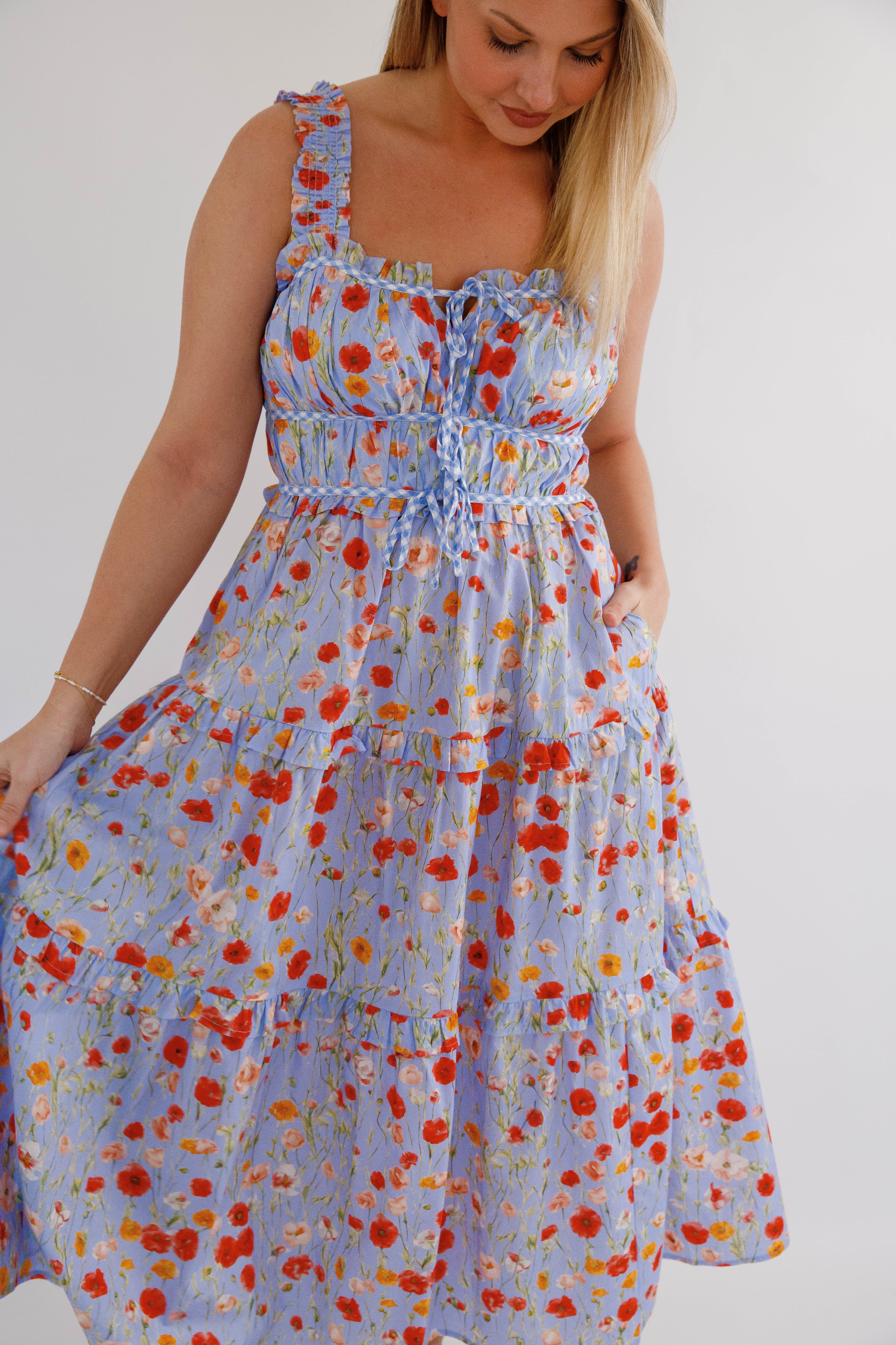A Spring Invitation Midi Dress