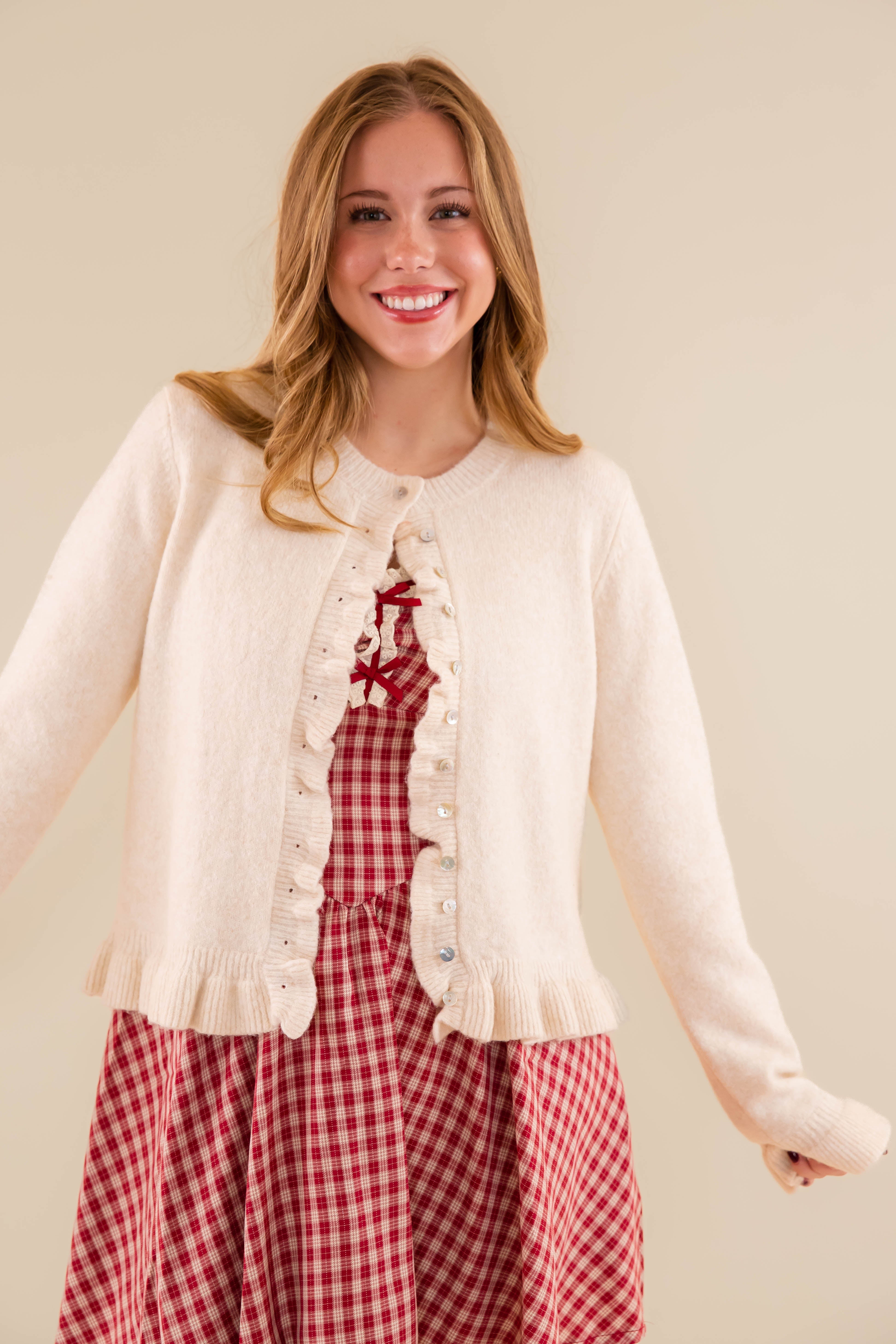 The Sweeter Side Cardigan-Ivory