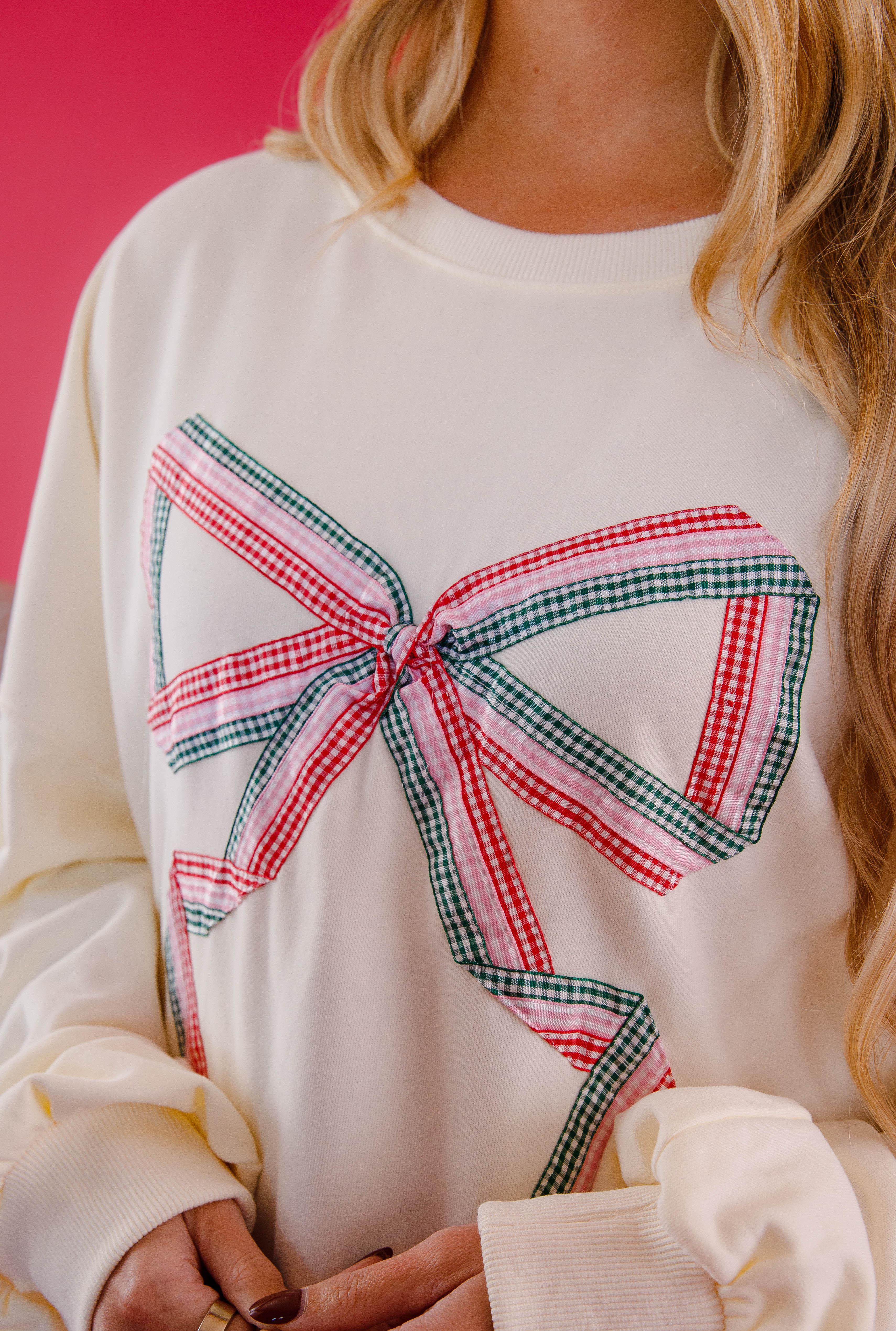 FINAL SALE: Wrapped With A Bow Pullover