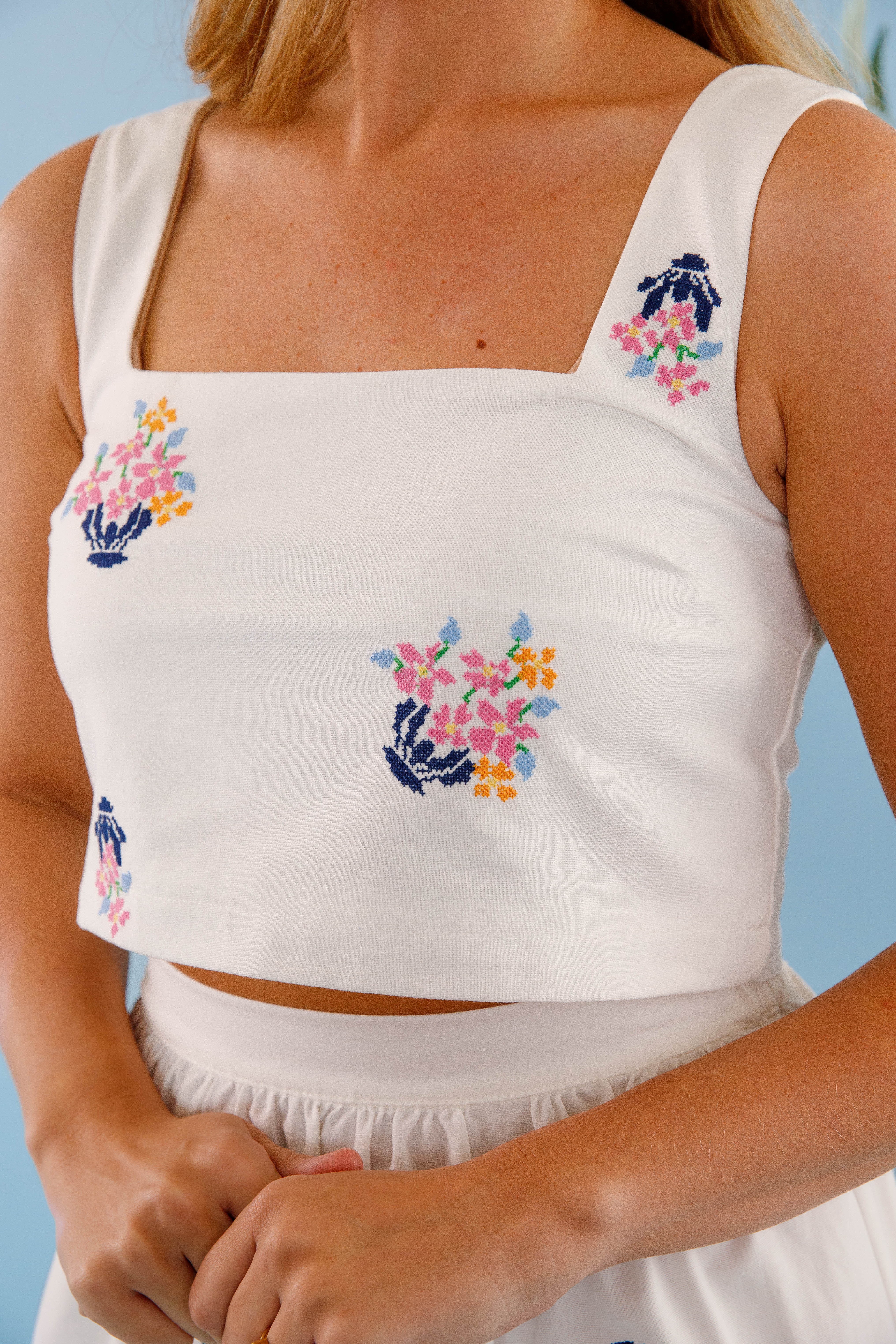 All My Problems Solved Crop Top