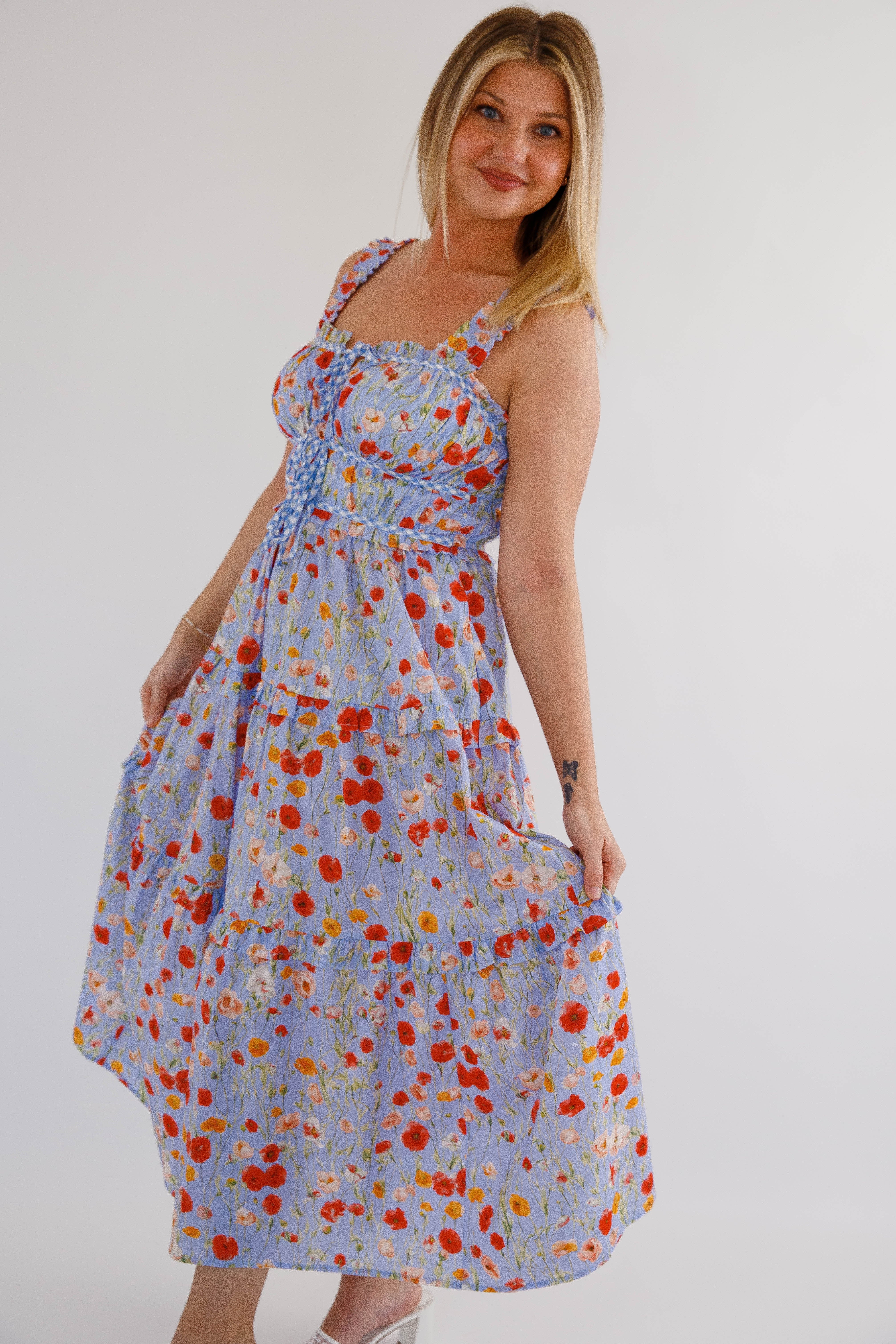 A Spring Invitation Midi Dress