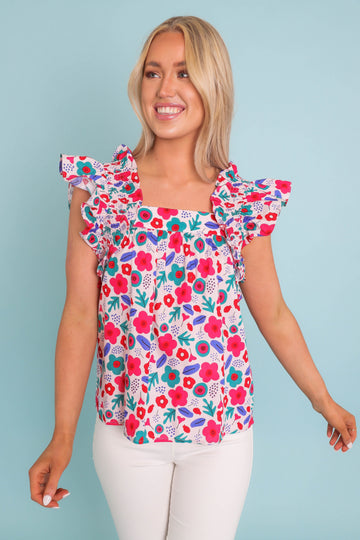 FINAL SALE: My Basket Is Full Blouse
