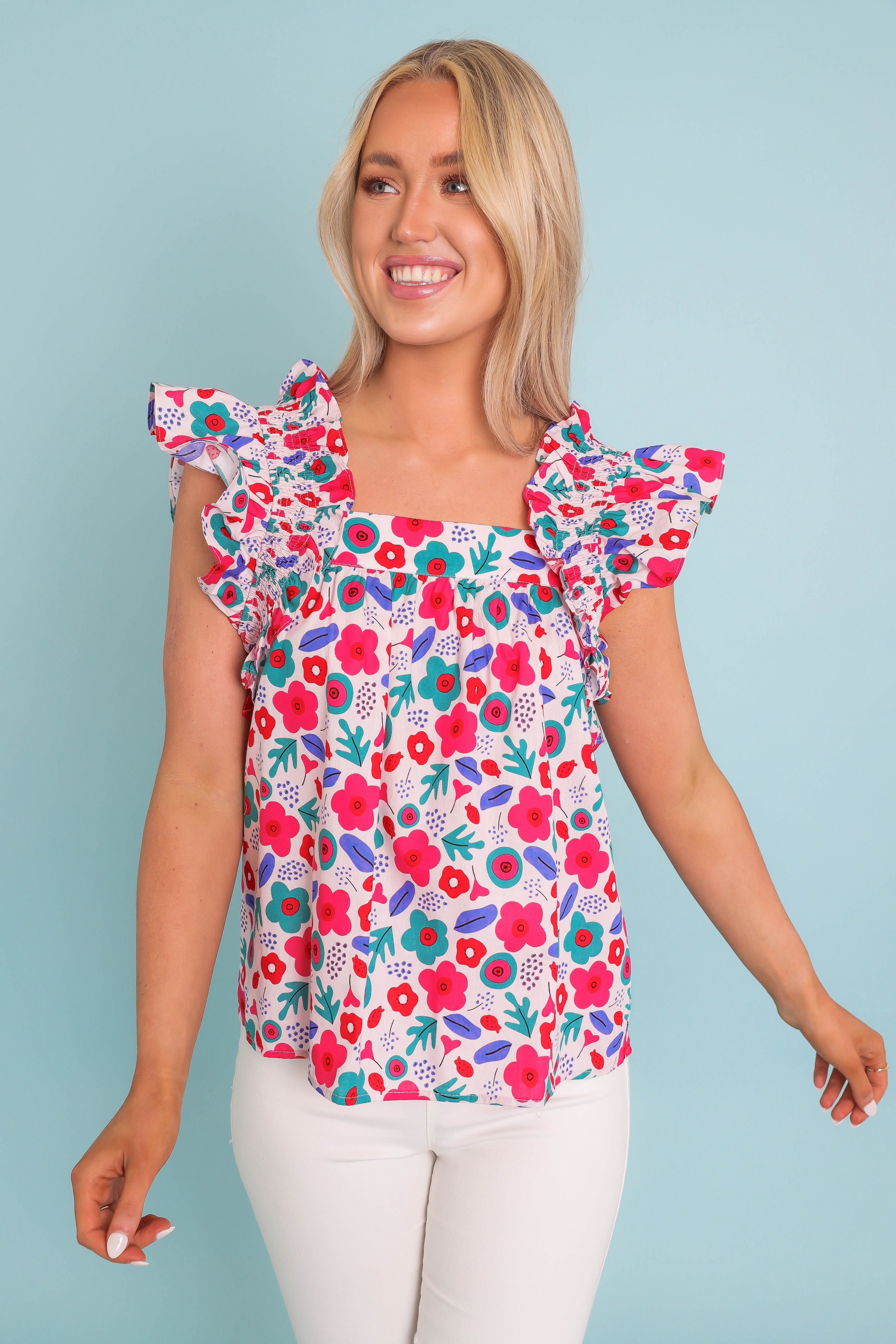 FINAL SALE: My Basket Is Full Blouse
