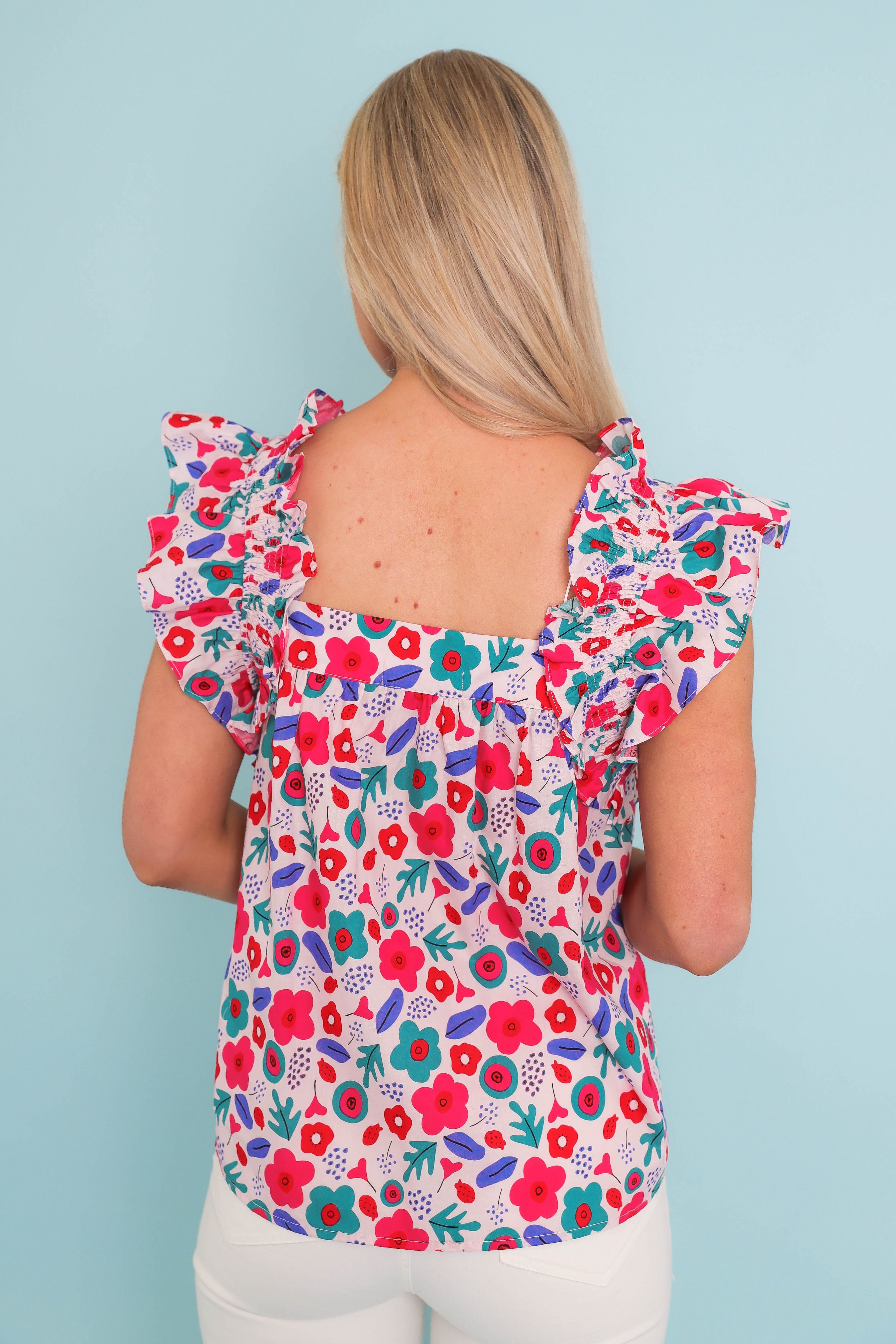FINAL SALE: My Basket Is Full Blouse