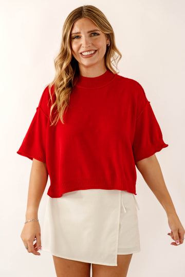 A Good Possibility Sweater-Red