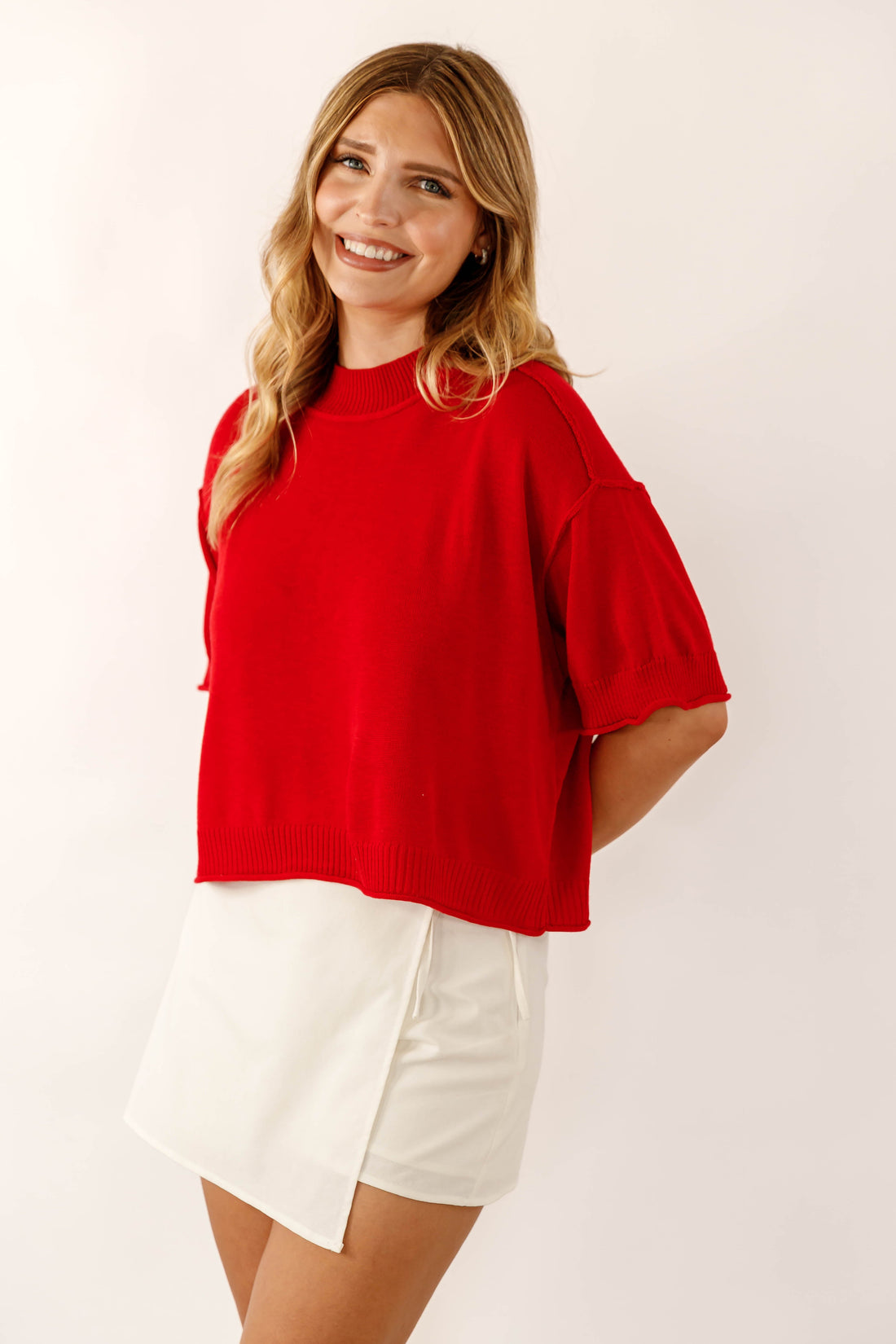 A Good Possibility Sweater-Red