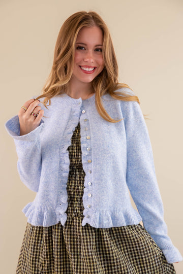 The Sweeter Side Cardigan-Baby Blue