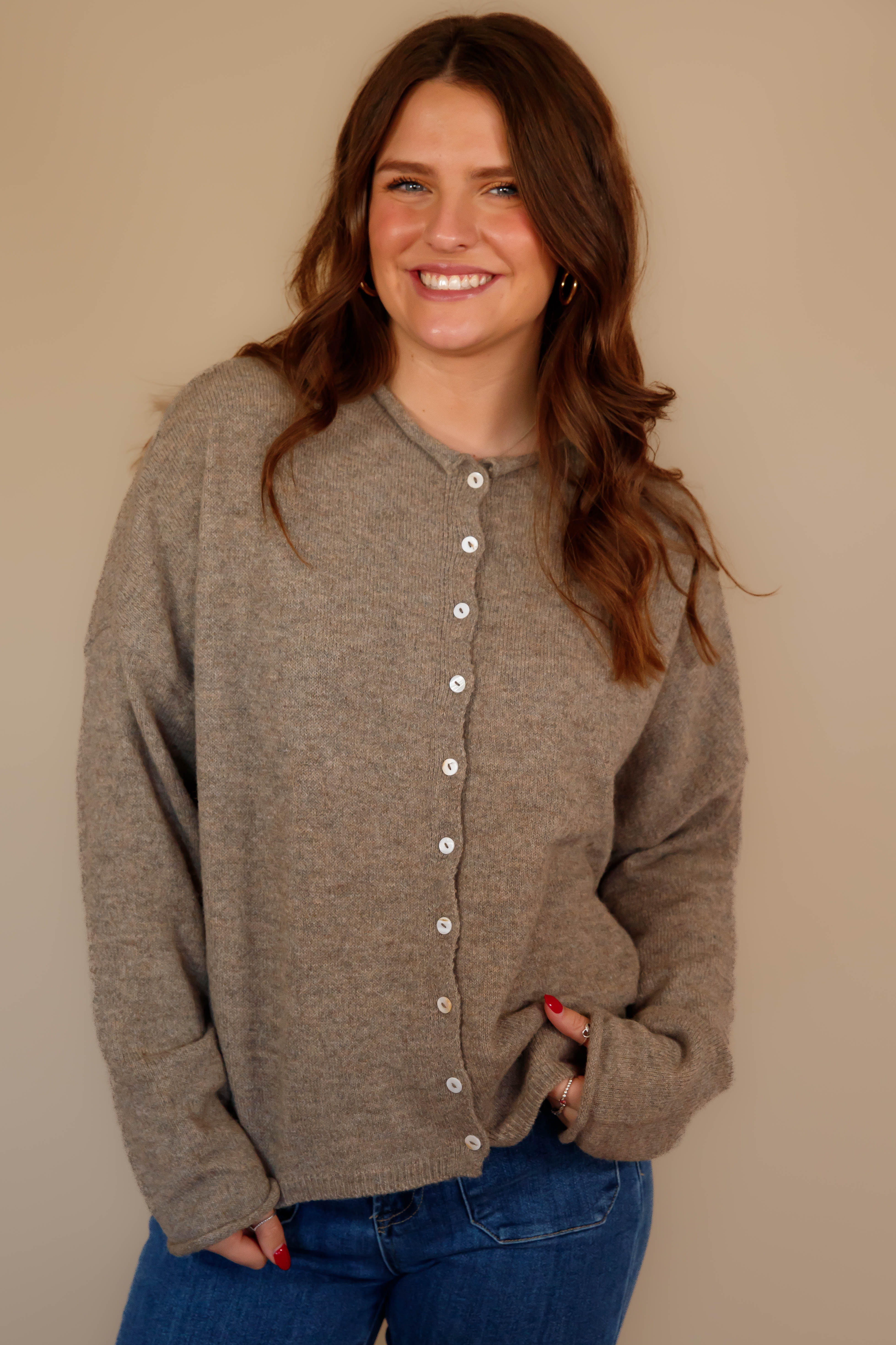 Back To My Old Ways Cardigan-Mocha