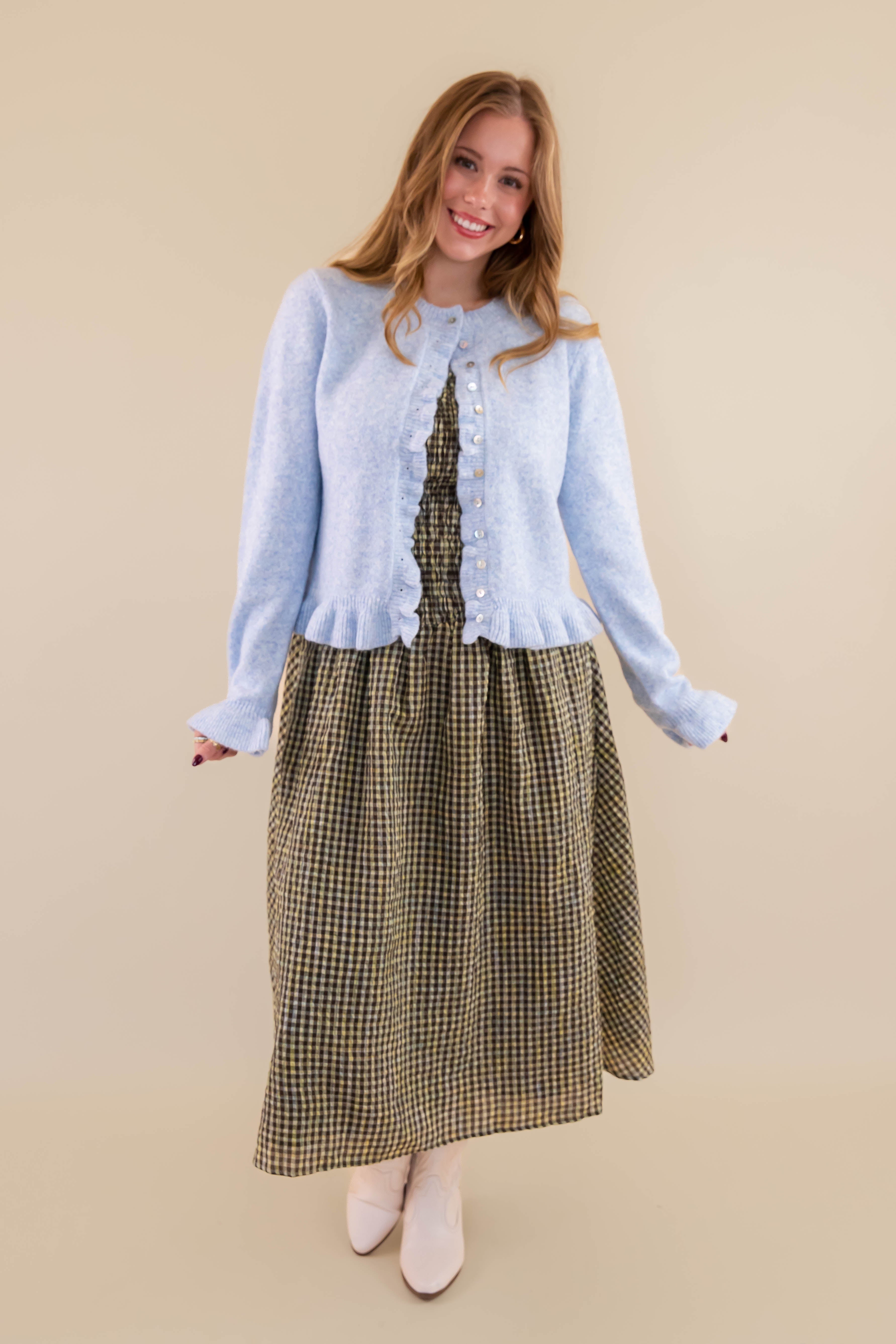 The Sweeter Side Cardigan-Baby Blue