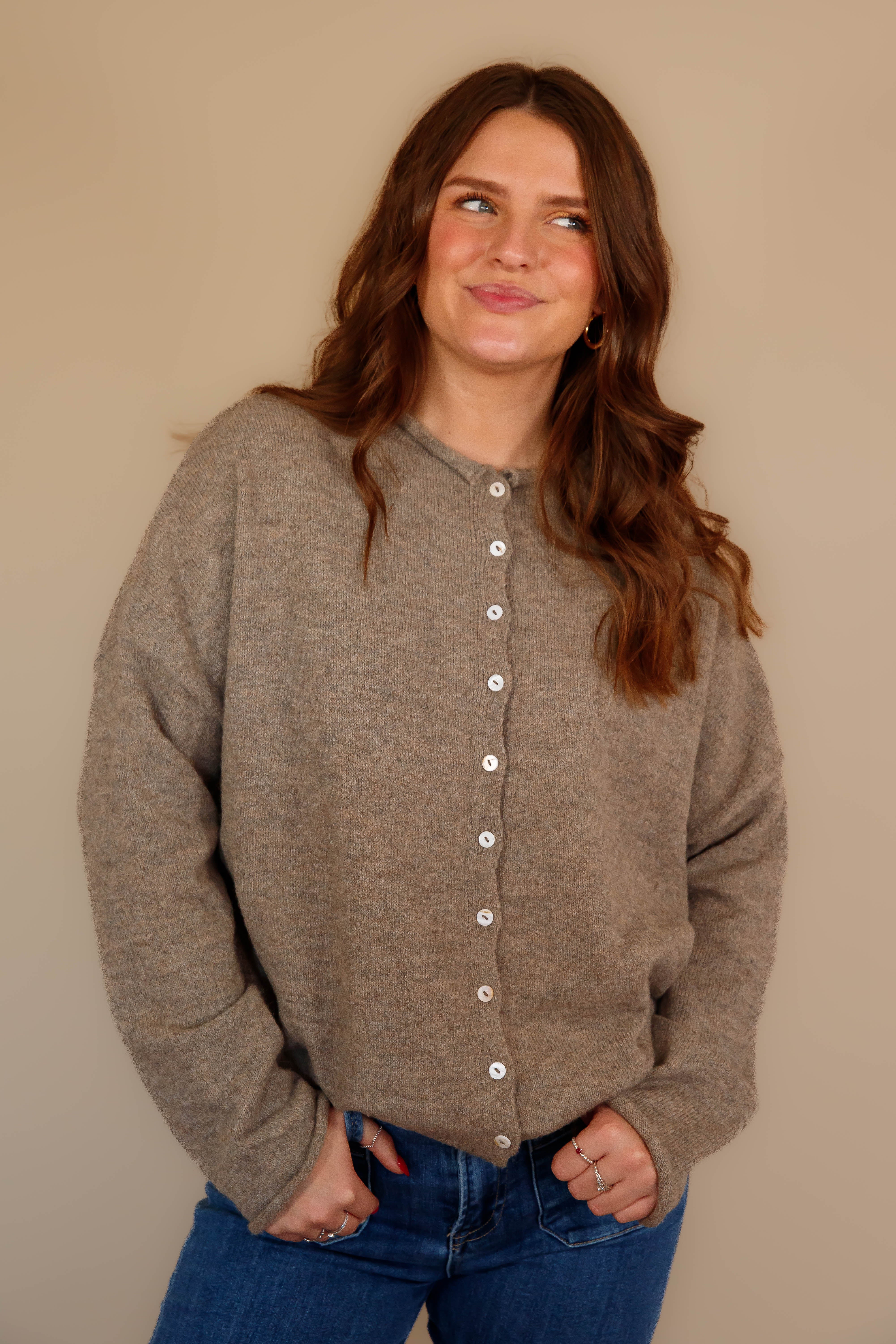 Back To My Old Ways Cardigan-Mocha
