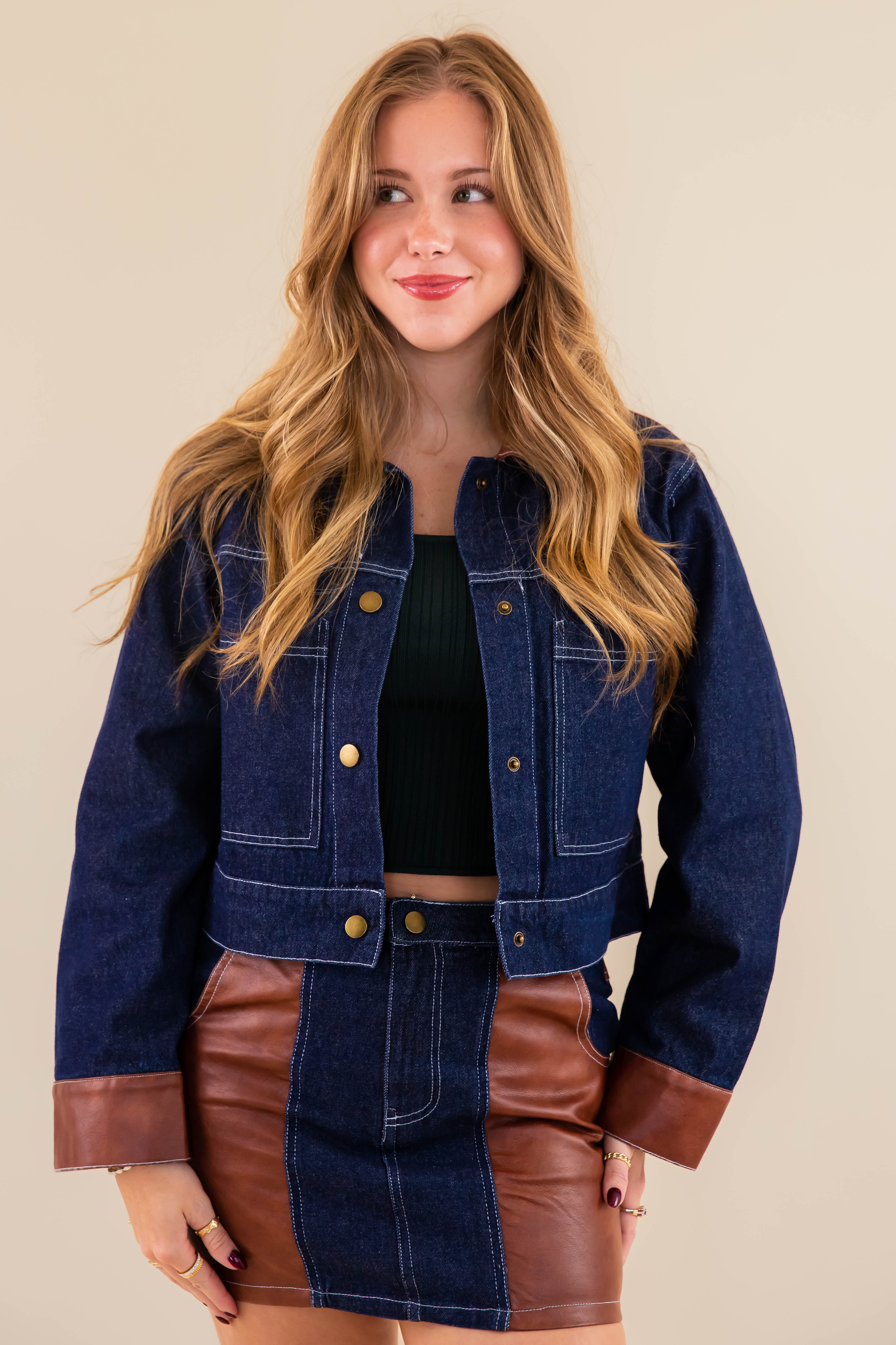 What I Came For Denim Jacket