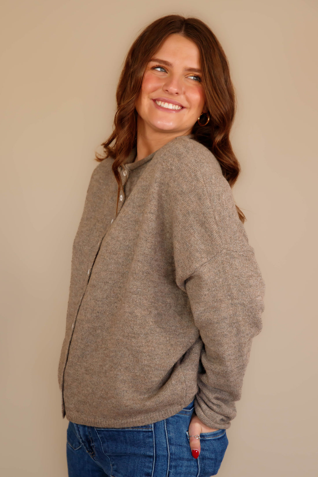 Back To My Old Ways Cardigan-Mocha