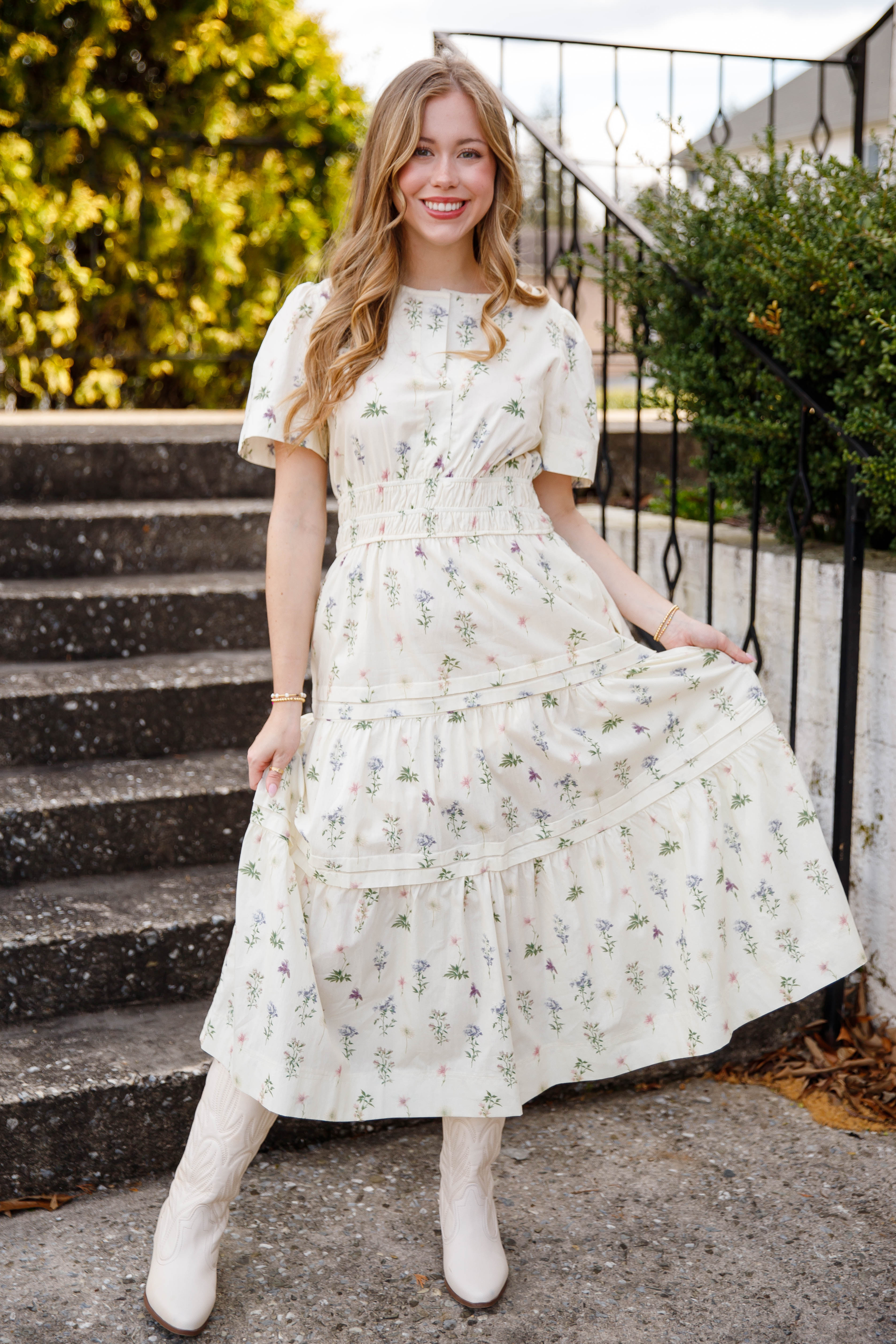 With A Smile Midi Dress