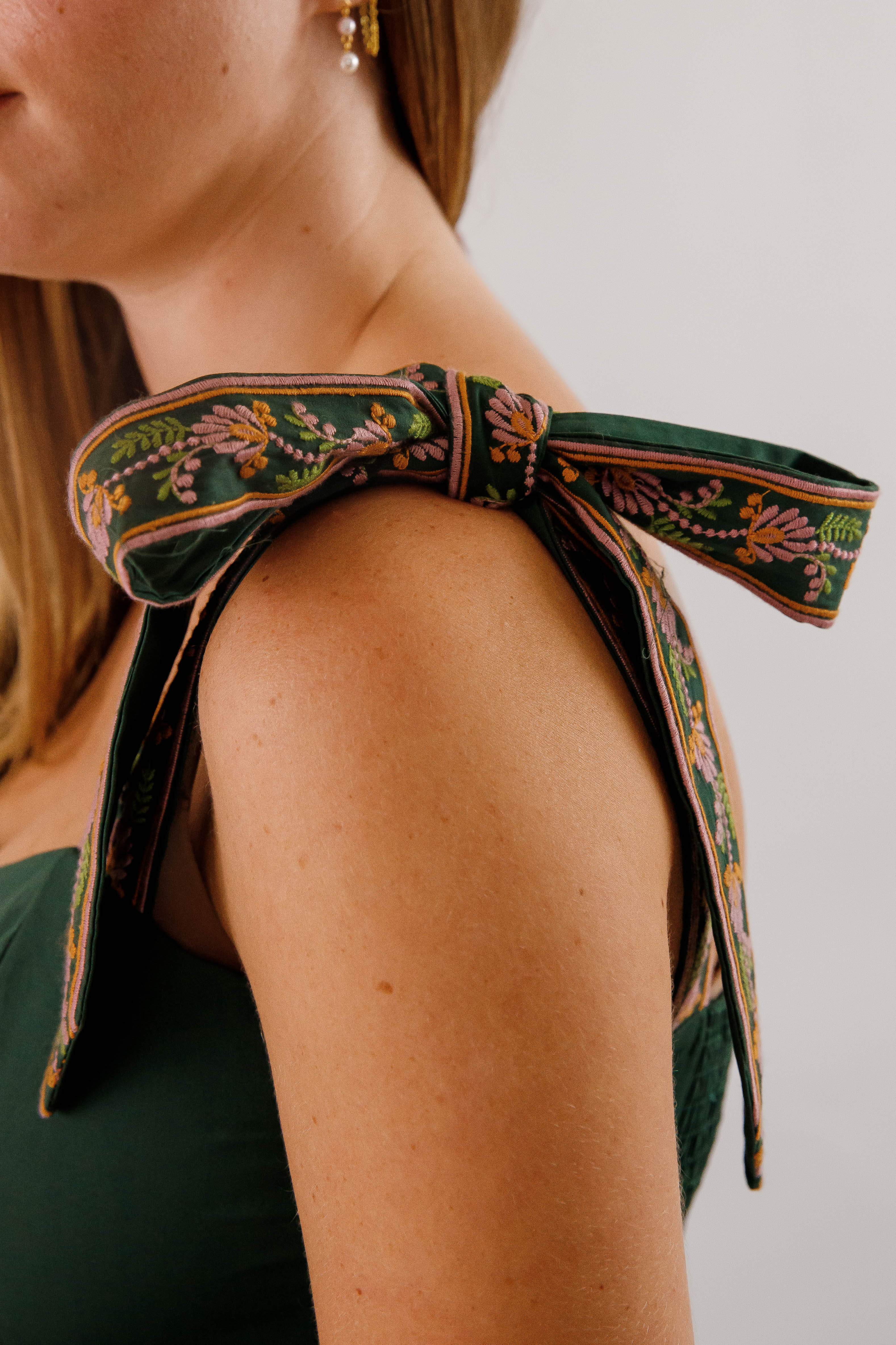 RESTOCK: A Feeling of Gratitude Maxi Dress-Hunter Green