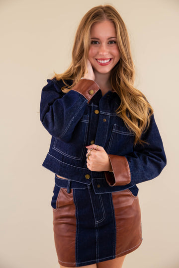 What I Came For Denim Jacket