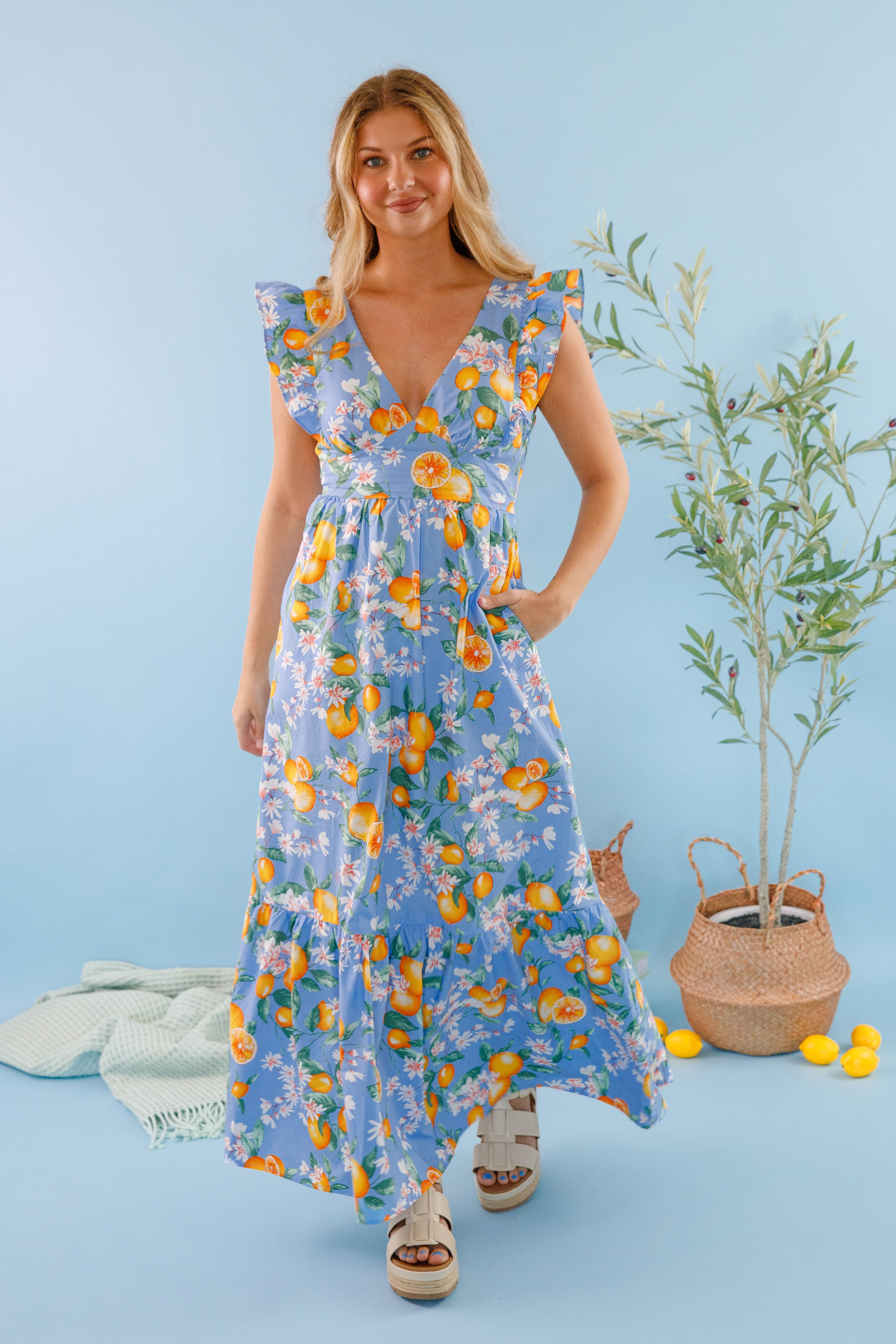 Brunch By the Beach Maxi Dress
