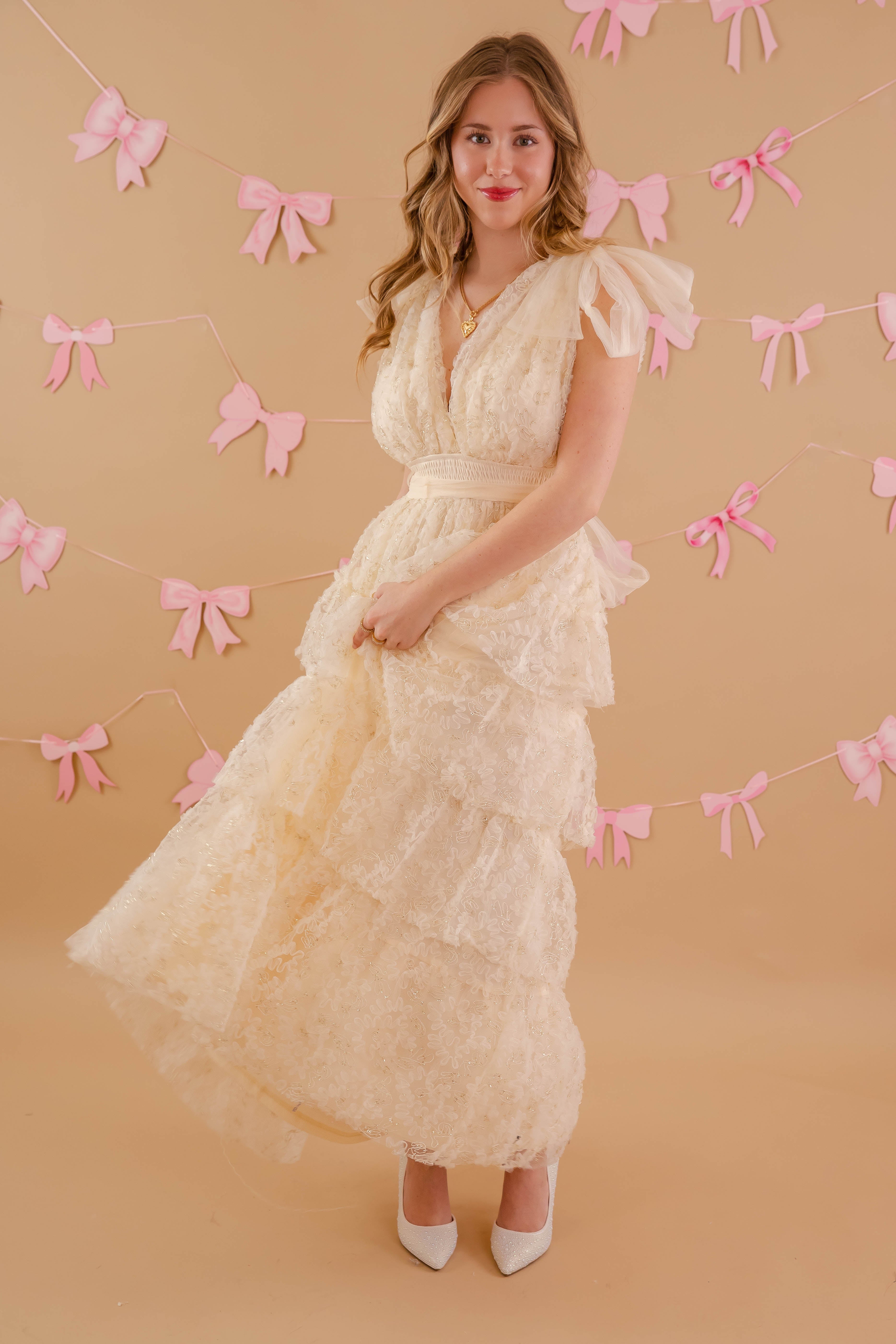 Angelic Bliss Tulle Maxi Dress