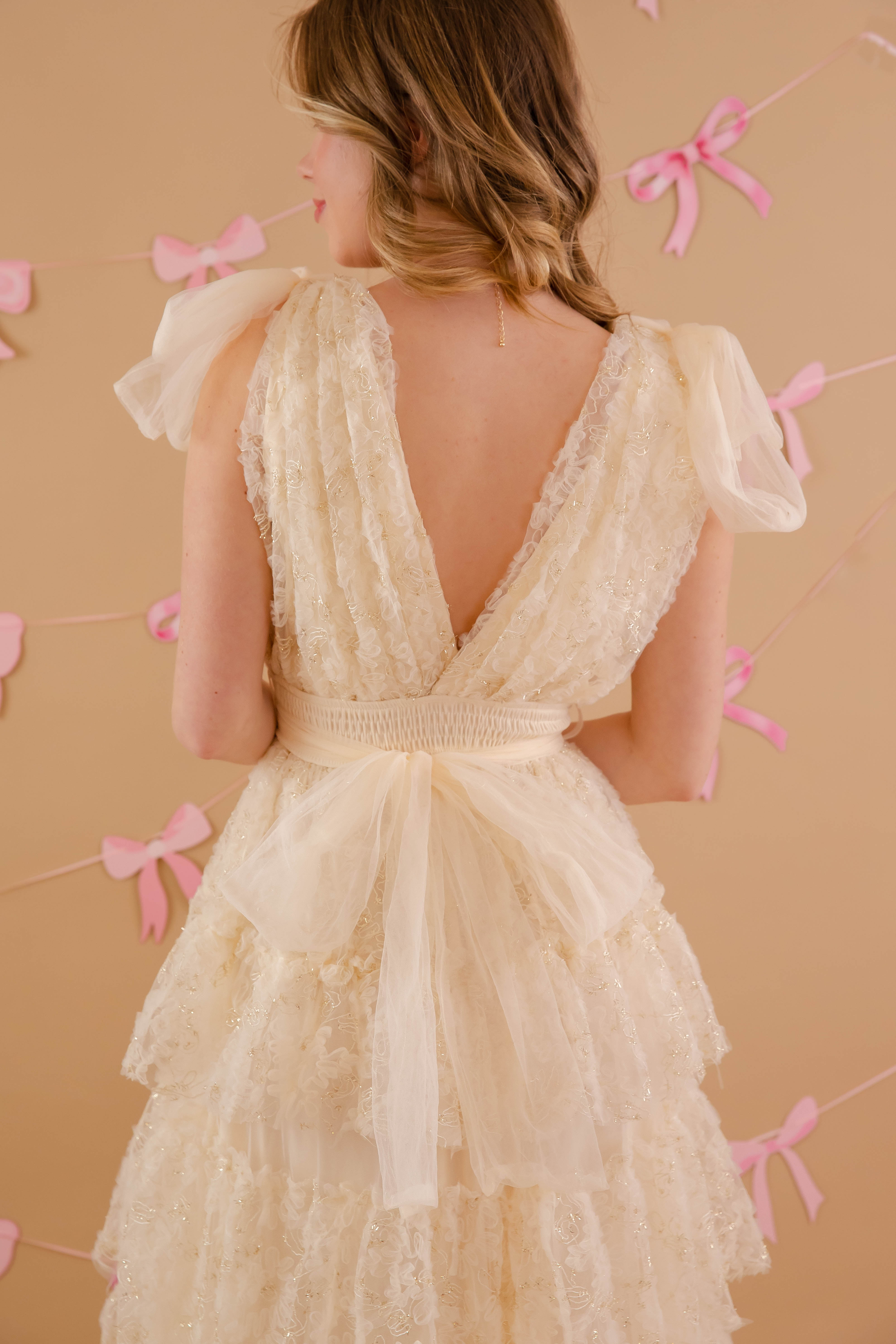 Angelic Bliss Tulle Maxi Dress