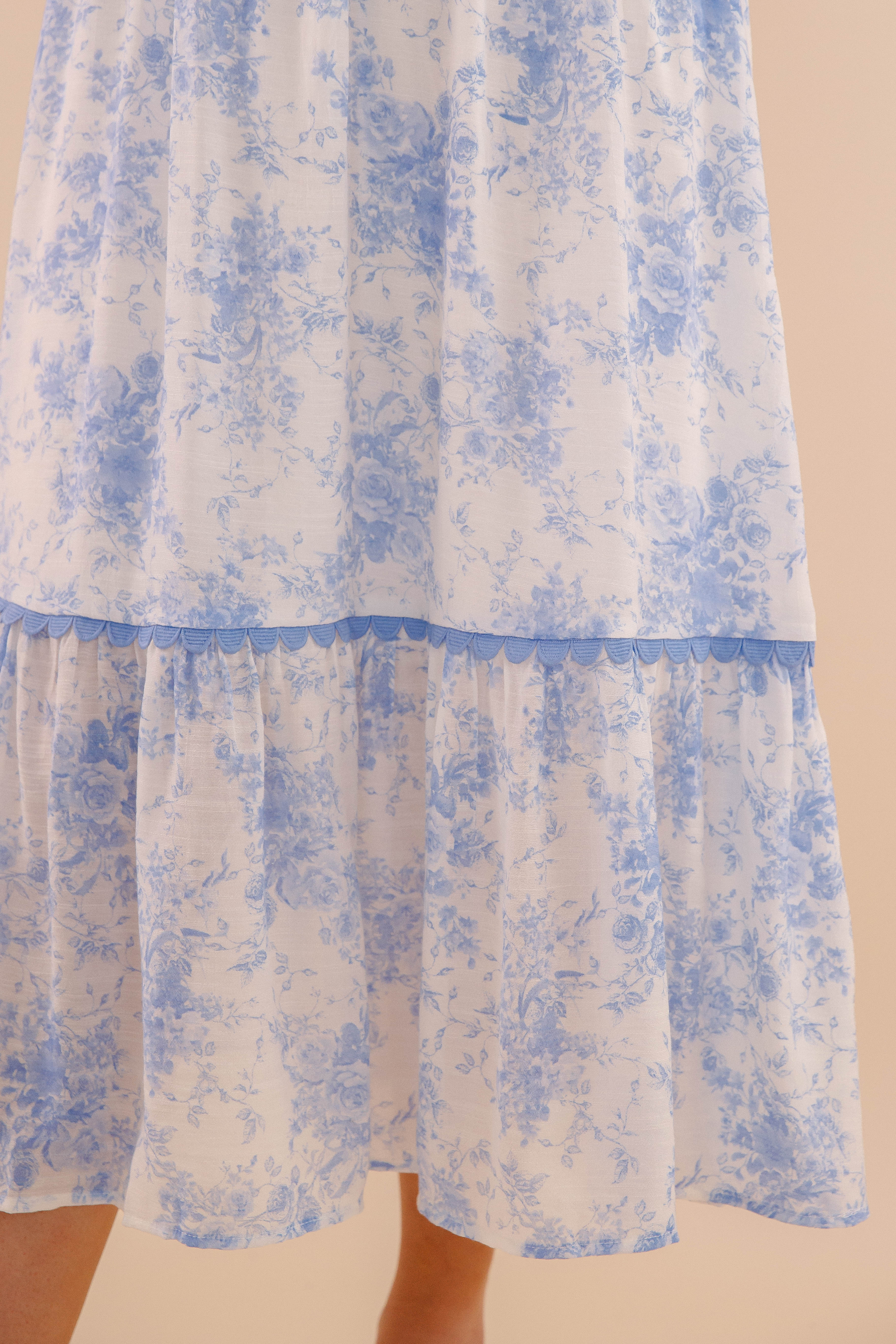 RESTOCK: Like A Wish Midi Dress-Blue