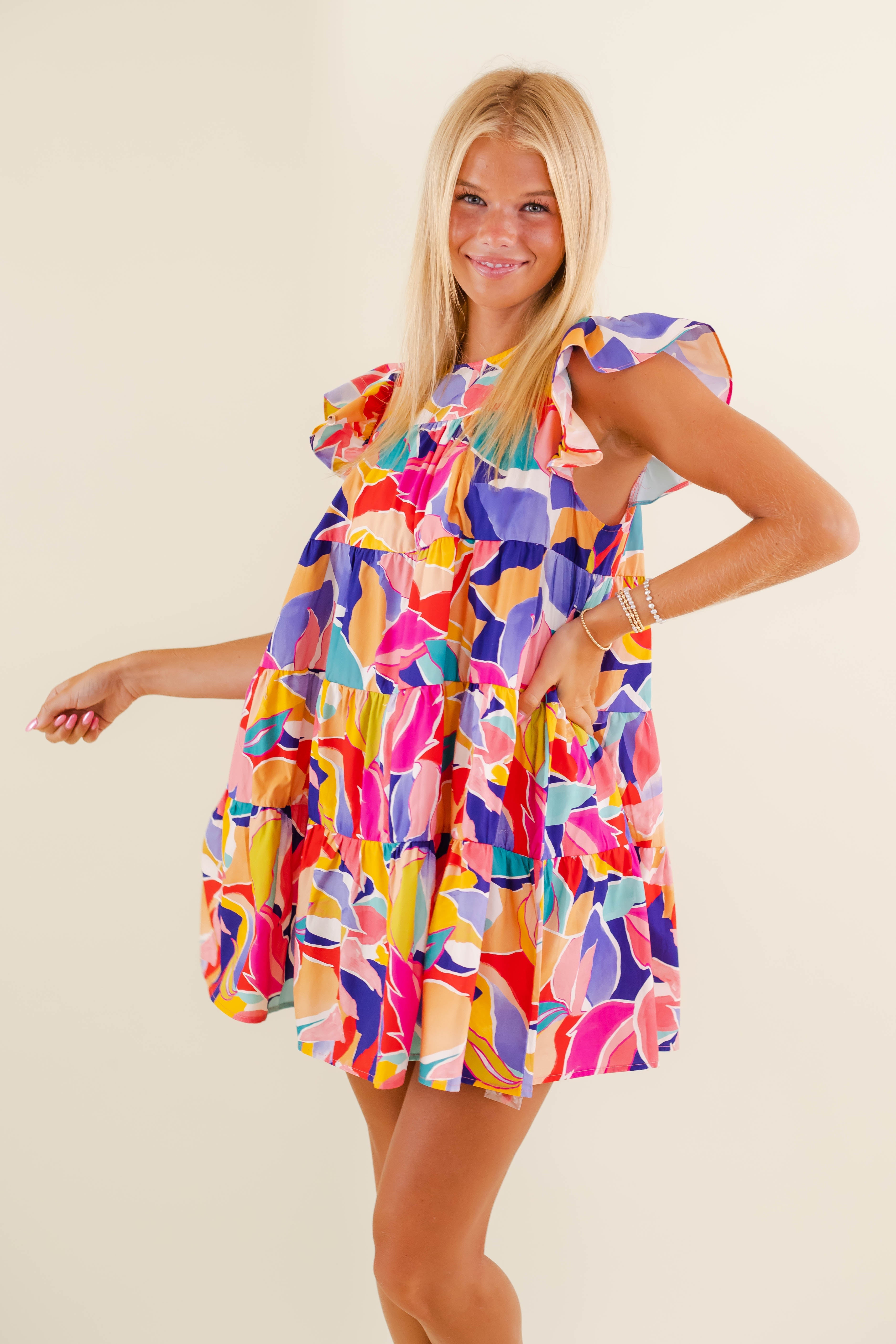 FINAL SALE: Colorful Thoughts Dress
