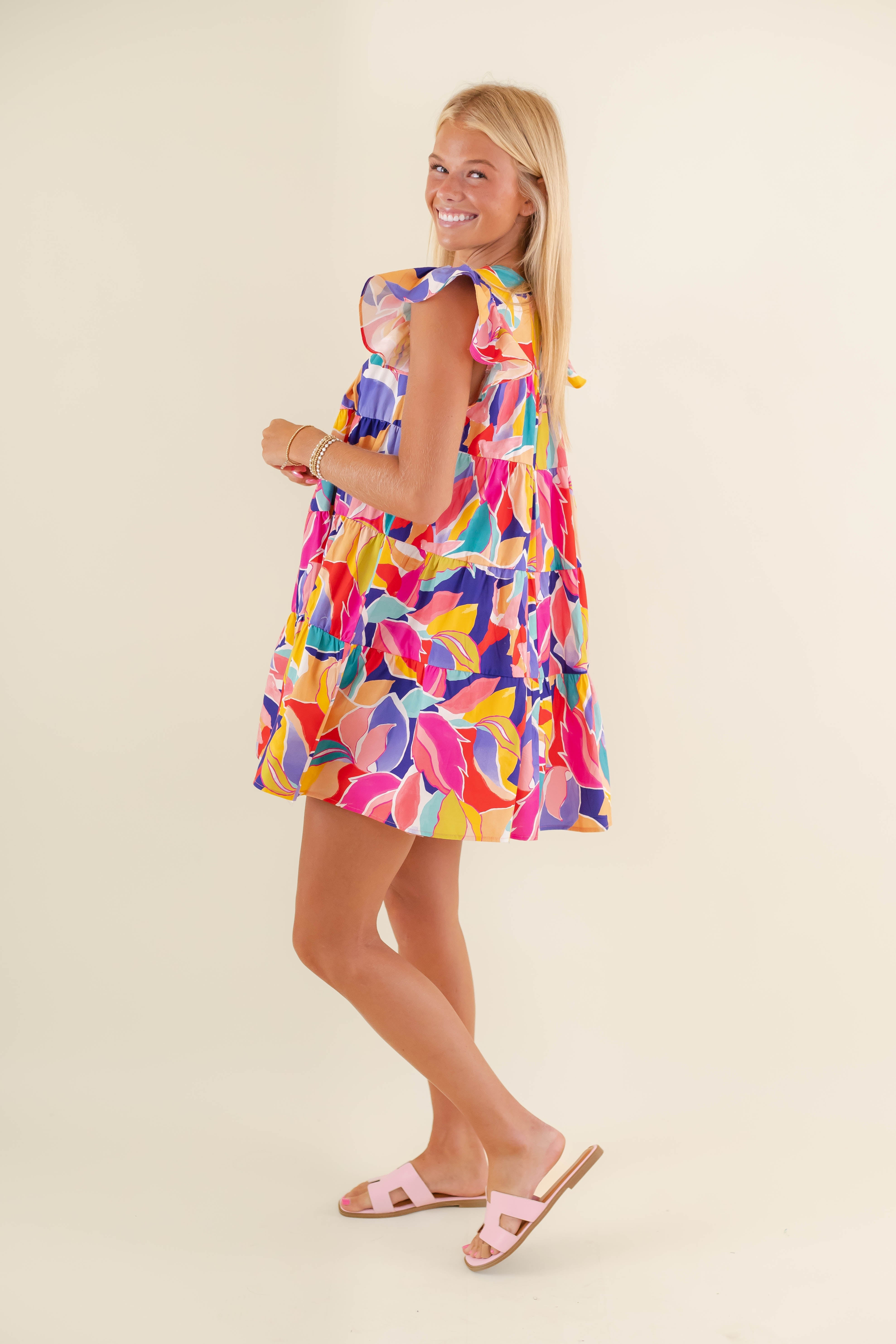 FINAL SALE: Colorful Thoughts Dress