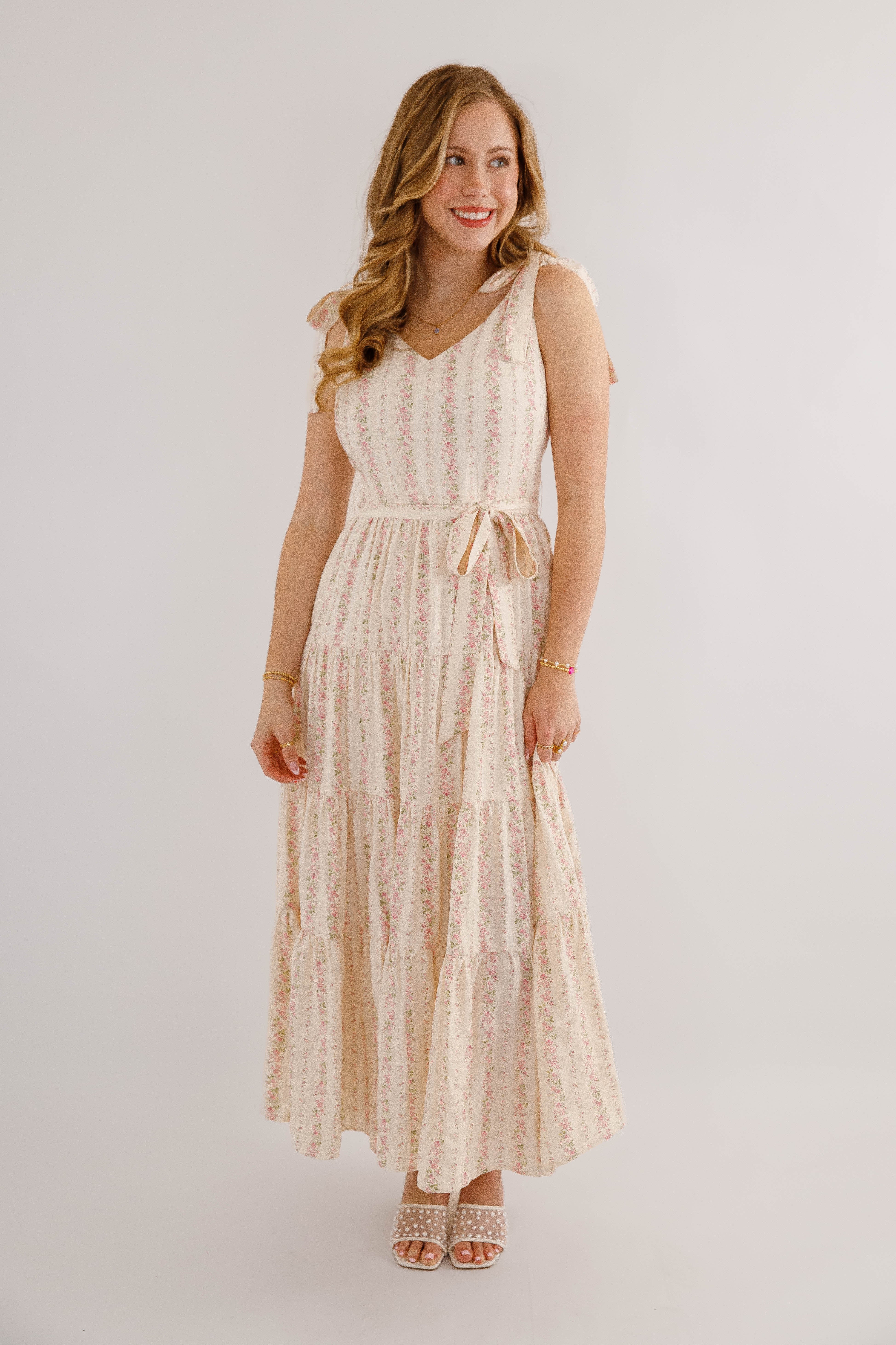 Signs Of Spring Maxi Dress-Pink