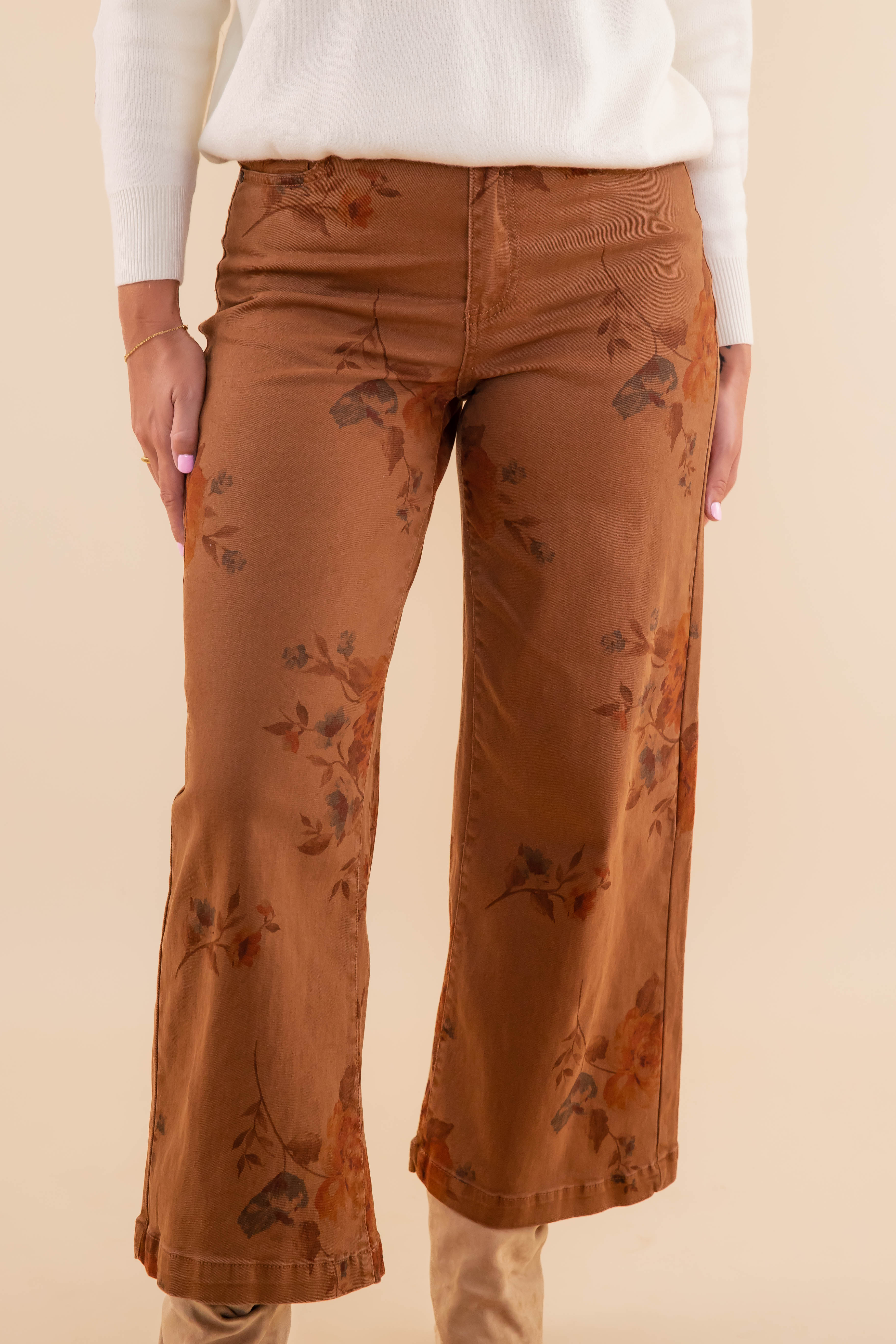 Any Other Way Floral Denim