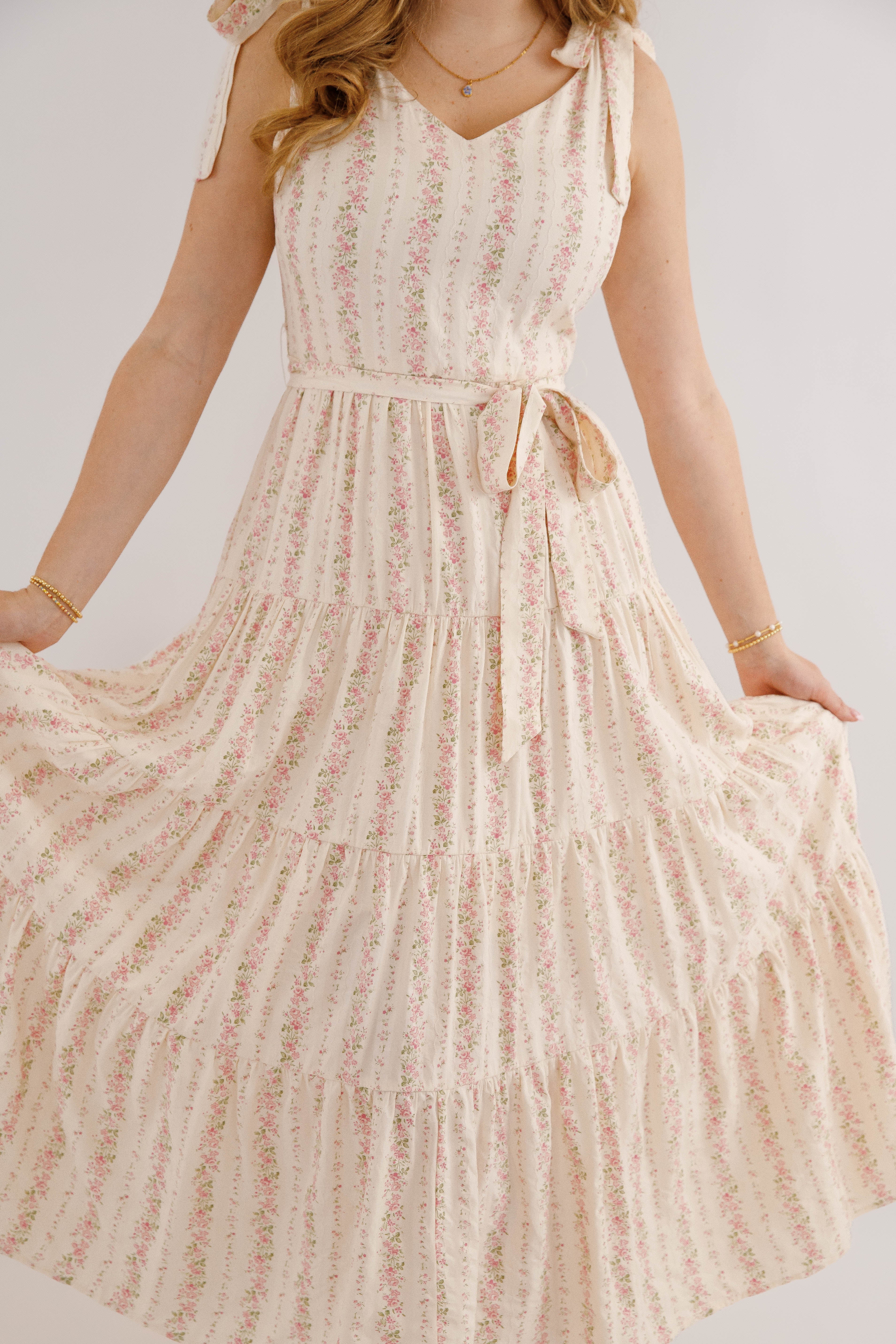 Signs Of Spring Maxi Dress-Pink