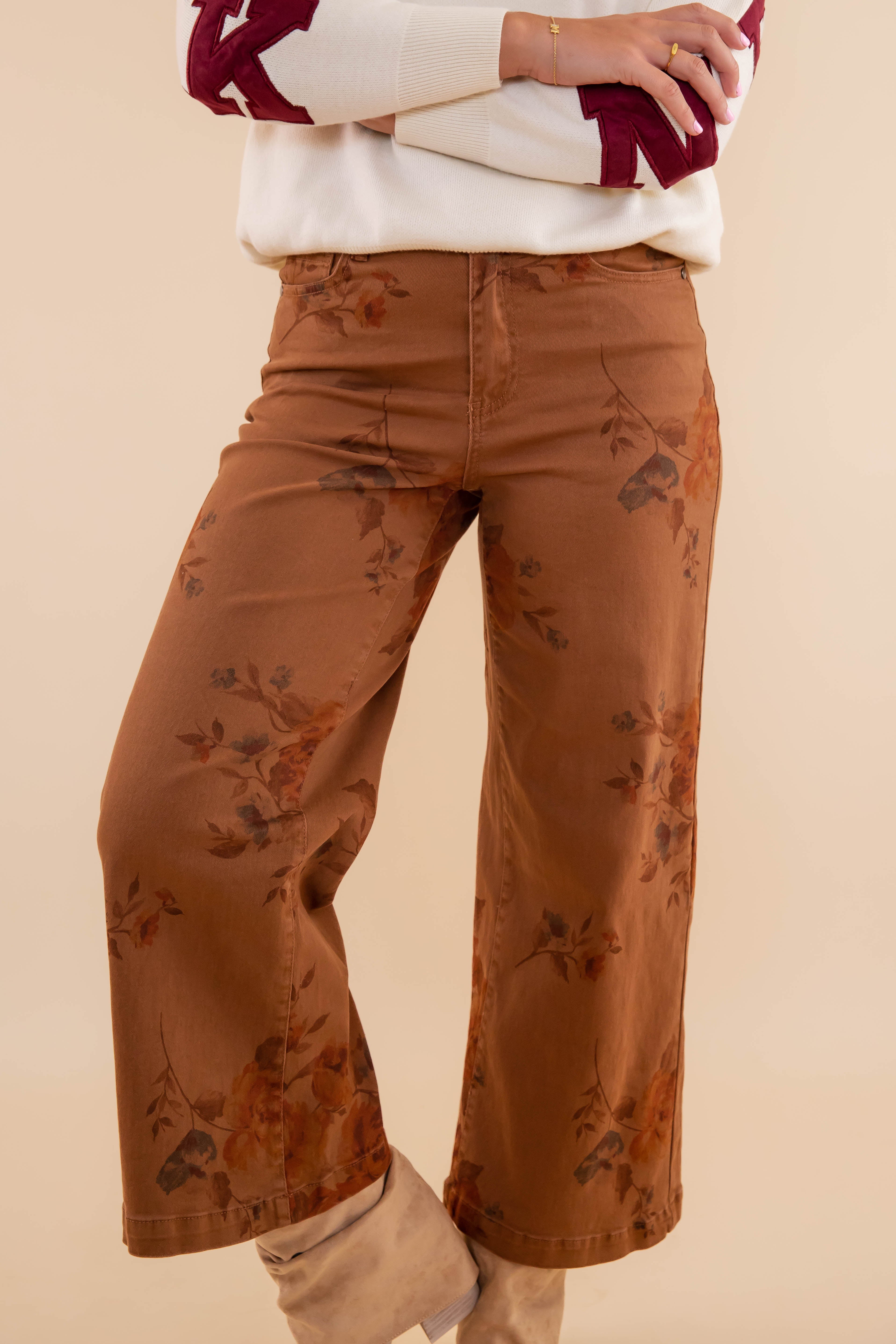 Any Other Way Floral Denim