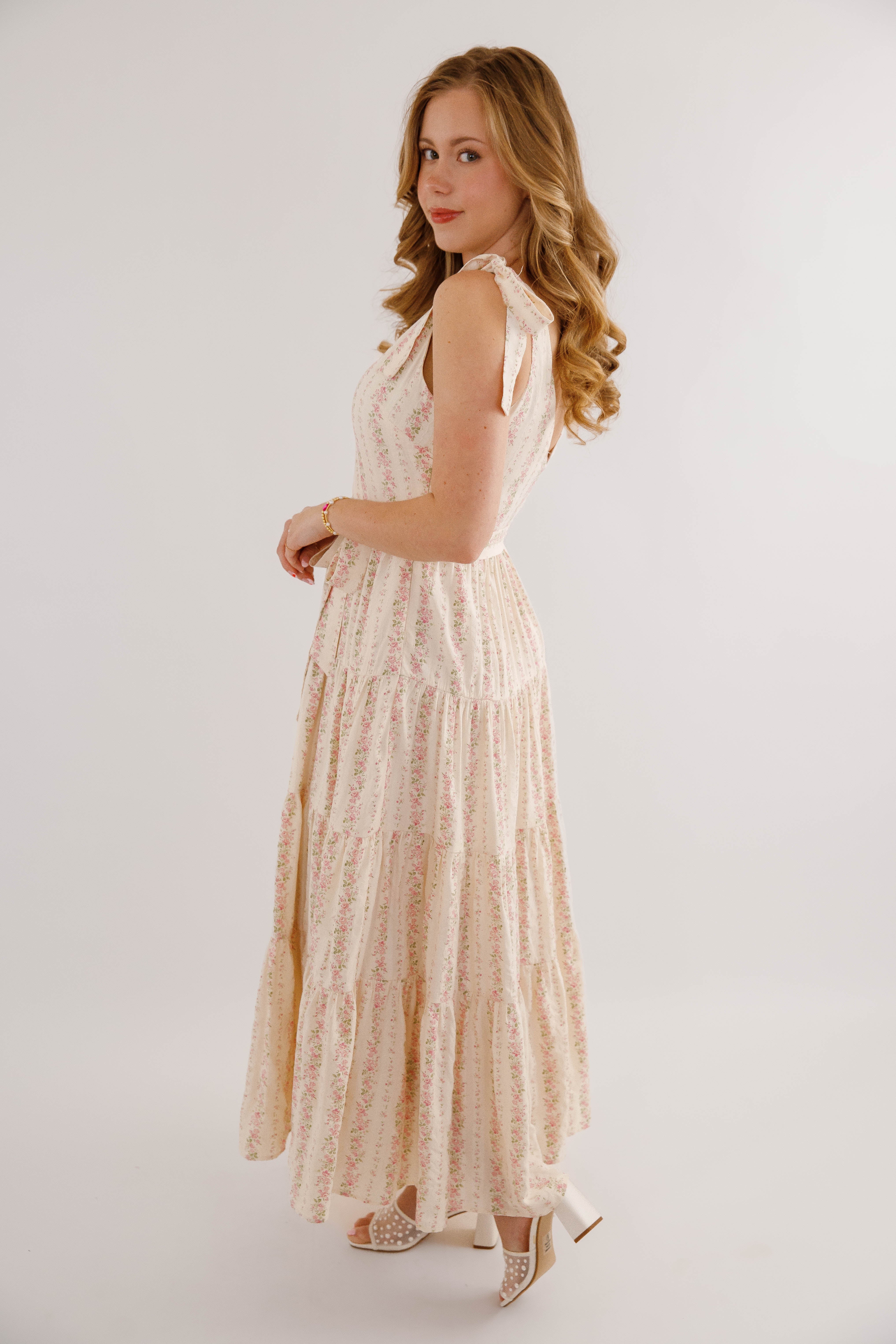Signs Of Spring Maxi Dress-Pink