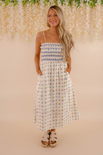RESTOCK: Start From The Beginning Midi Dress