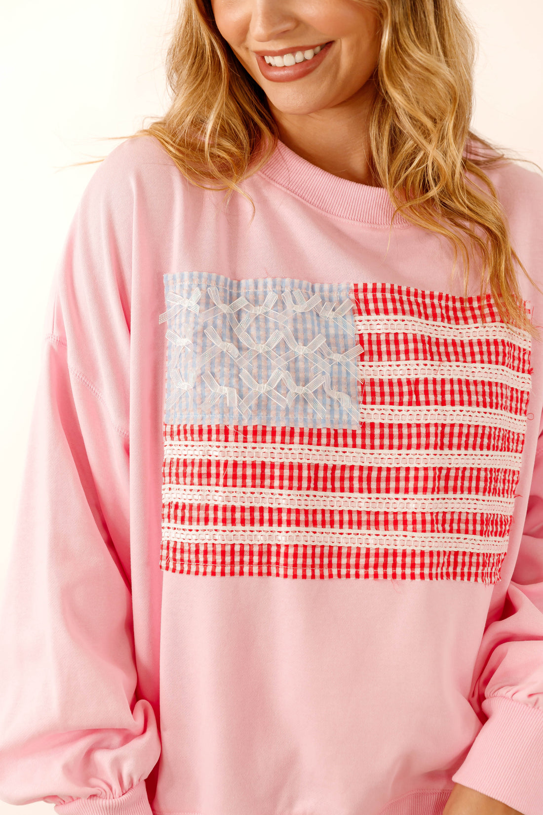 America's Sweetheart Pullover-Pink