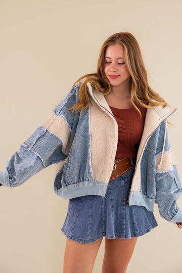 Listening to 90s Bands Denim Jacket