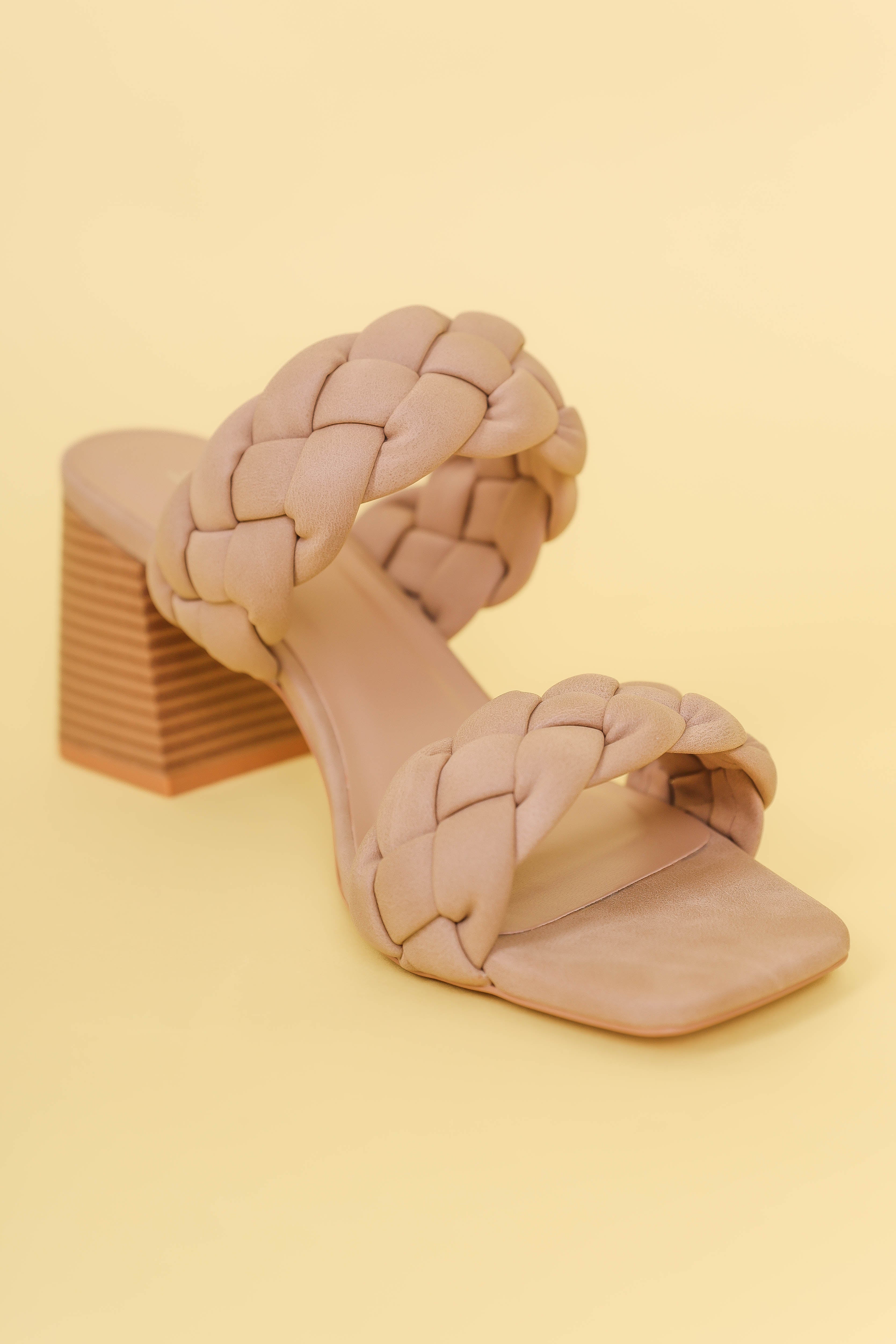 FINAL SALE: Paige Braided Block Heels