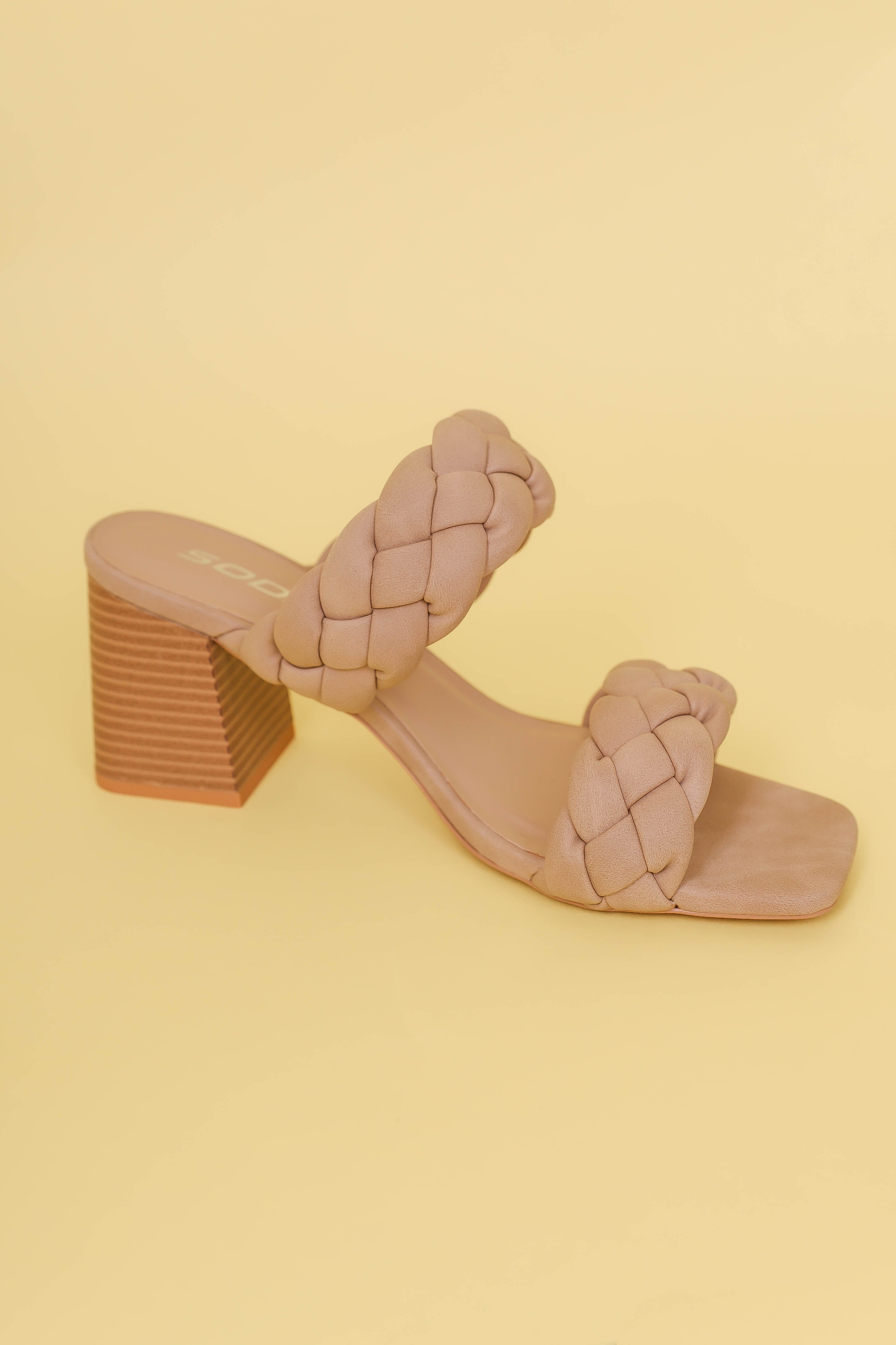 FINAL SALE: Paige Braided Block Heels